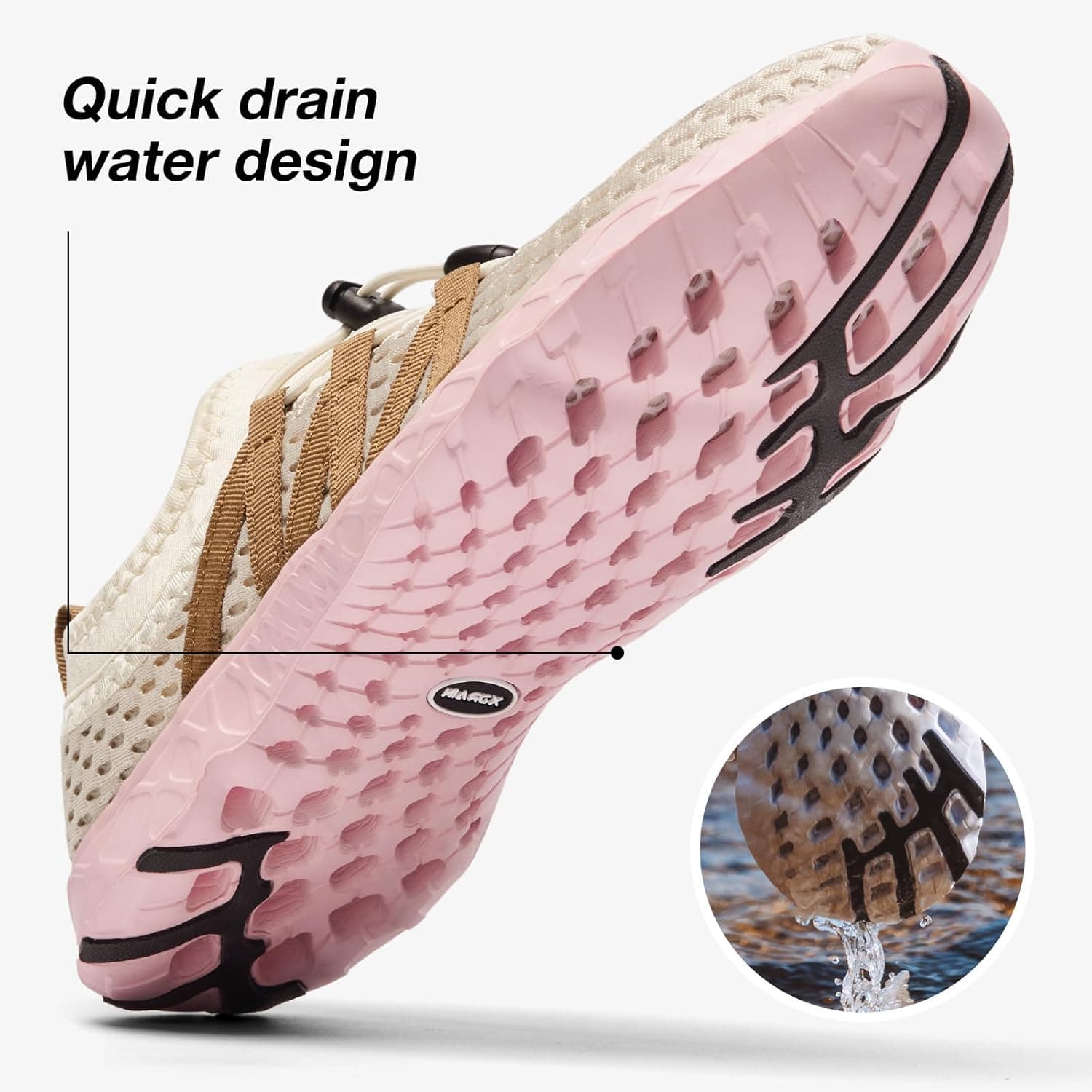 ALEADER Women's Mesh Slip On Water Shoes thumbnail 3