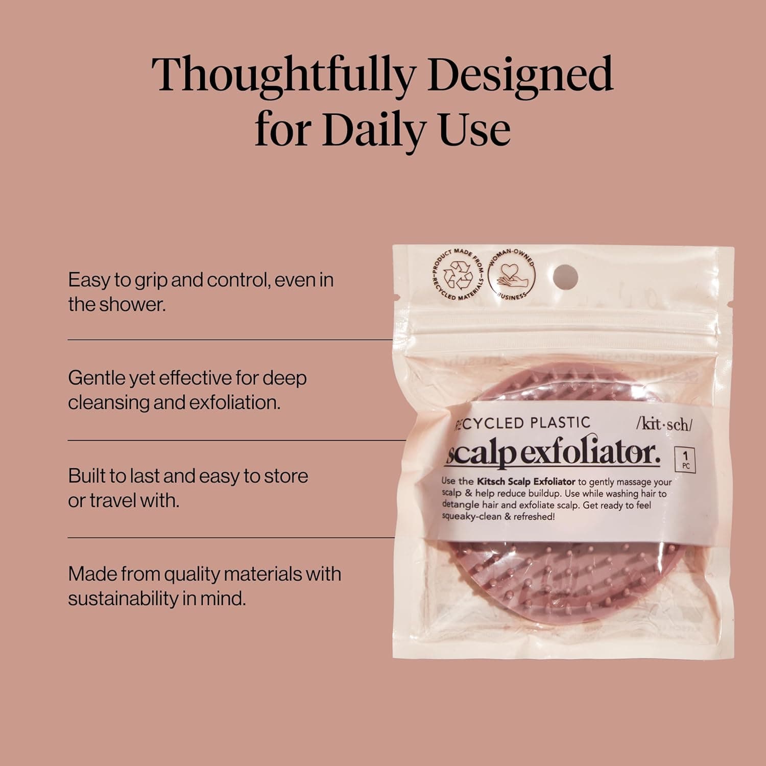 Kitsch Scalp Massager Shampoo Brush thumbnail 5