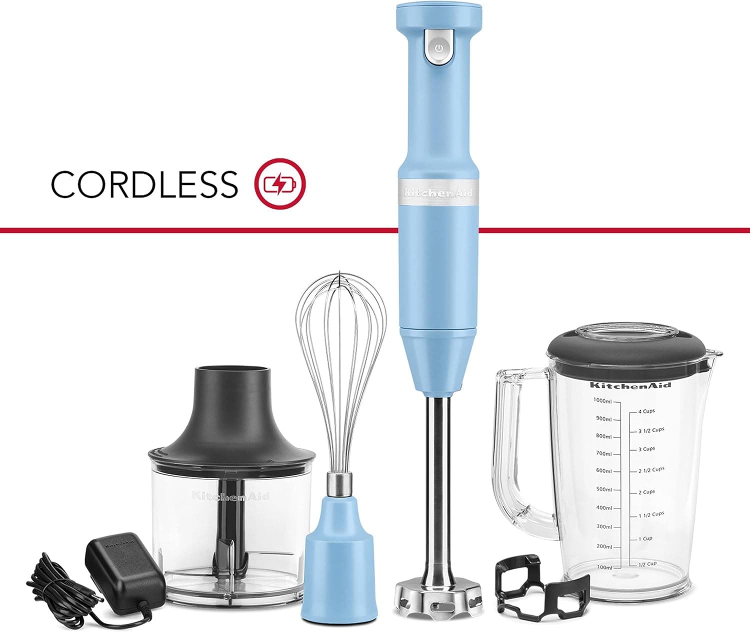 KitchenAid KHBBV83 Cordless Variable Speed Hand Blender thumbnail 2