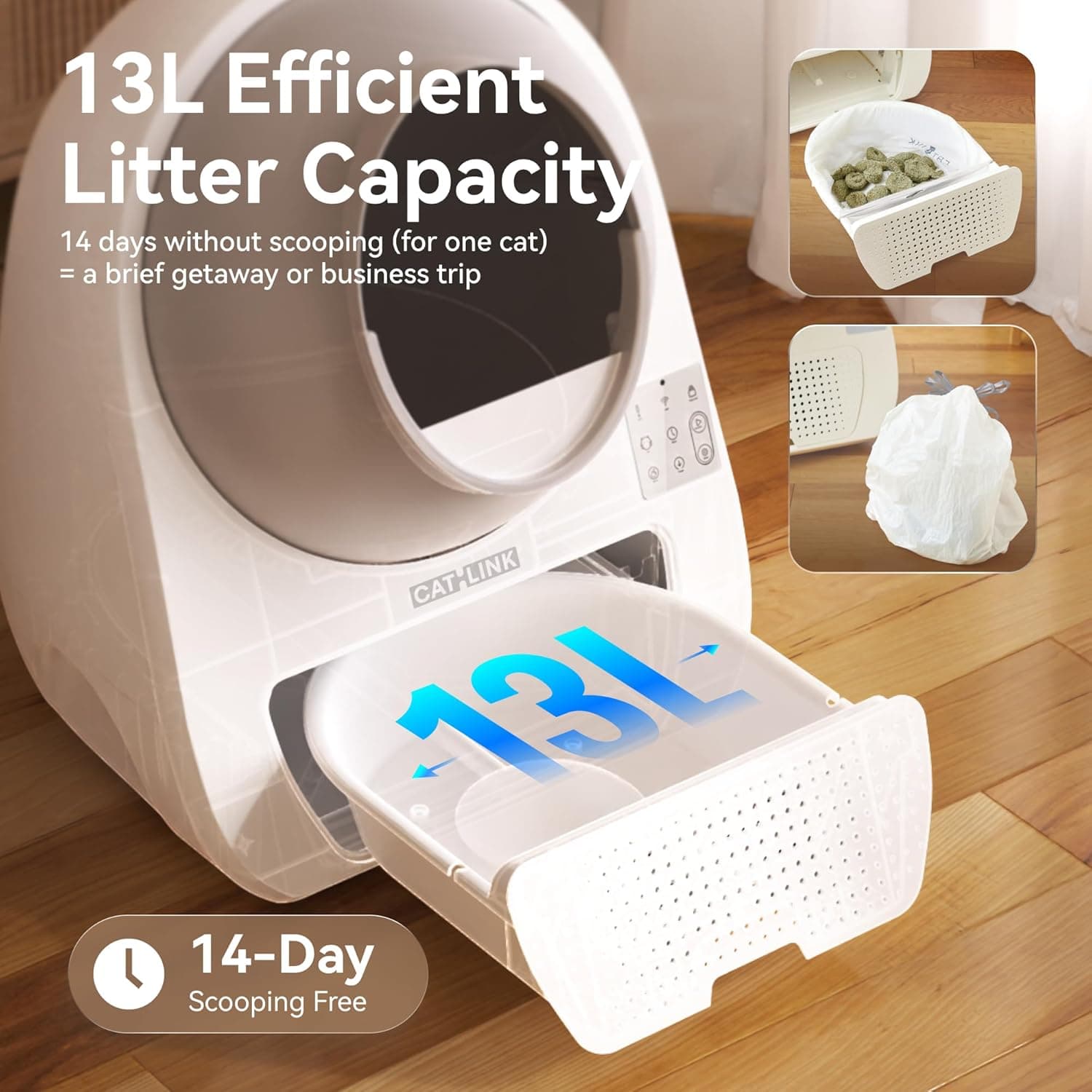 CATLINK Scooper Luxury Pro-X Self-Cleaning Litter Box thumbnail 3