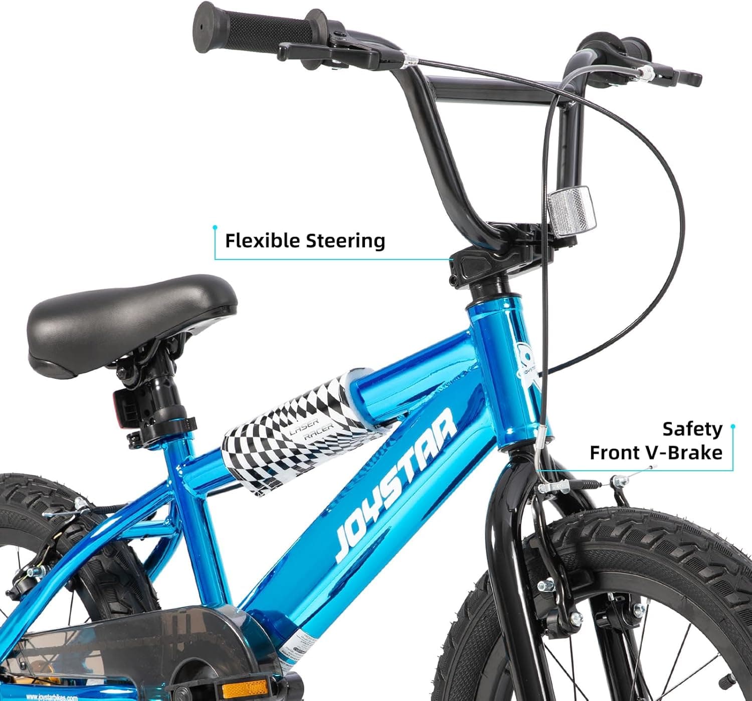 JOYSTAR Pluto Kids Bike 16-Inch with Training Wheels thumbnail 3