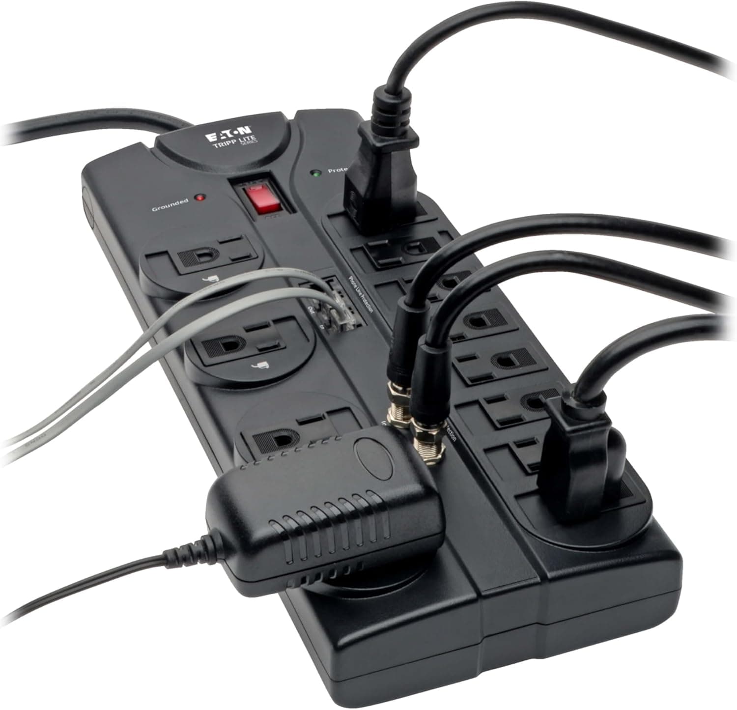 Tripp Lite TLP1208TELTV 12-Outlet Surge Protector thumbnail 2