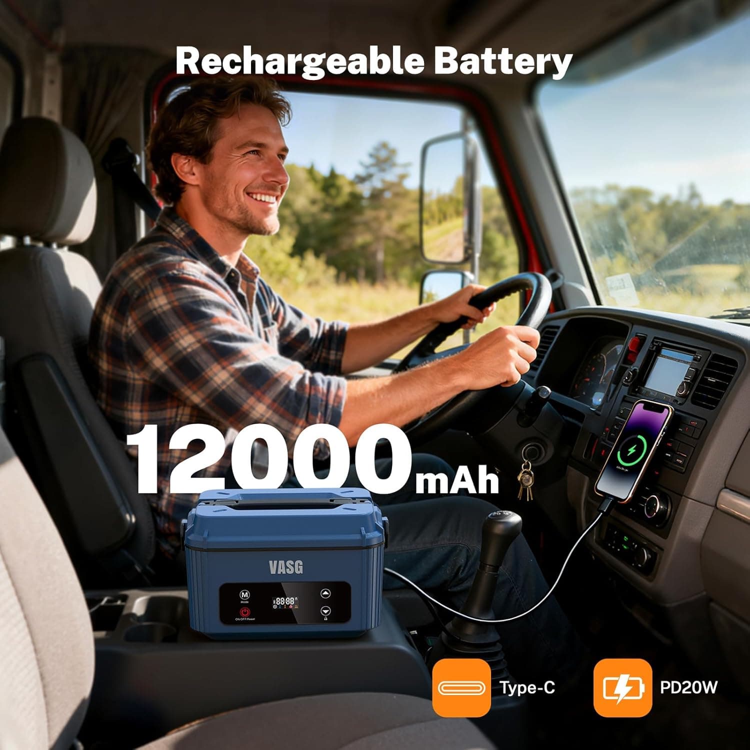 VASG 2026 Cordless Heated Lunch Box XXL (12000mAh, 360° Heating) thumbnail 4