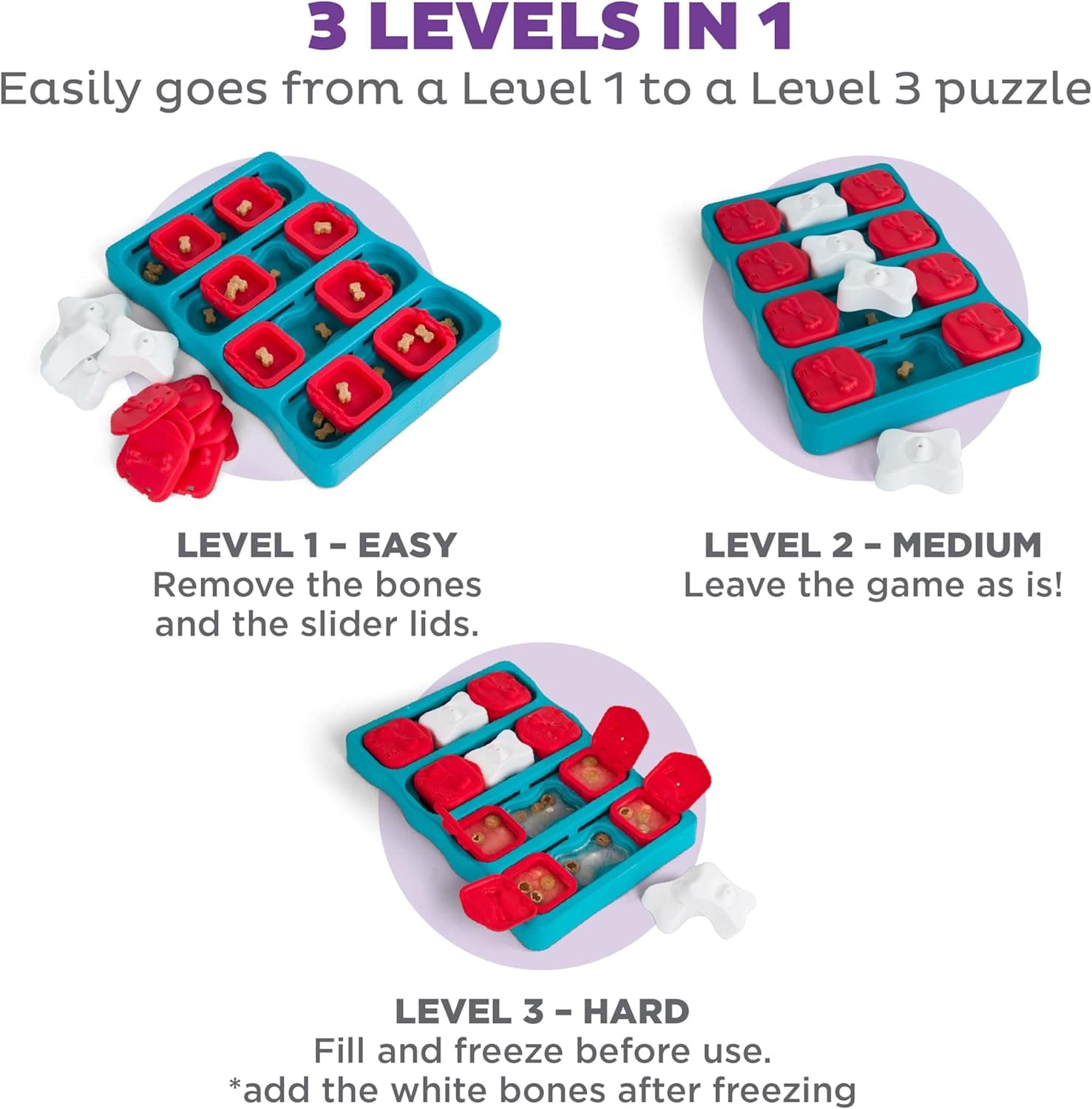 Outward Hound Nina Ottosson Dog Brick Puzzle Toy thumbnail 4