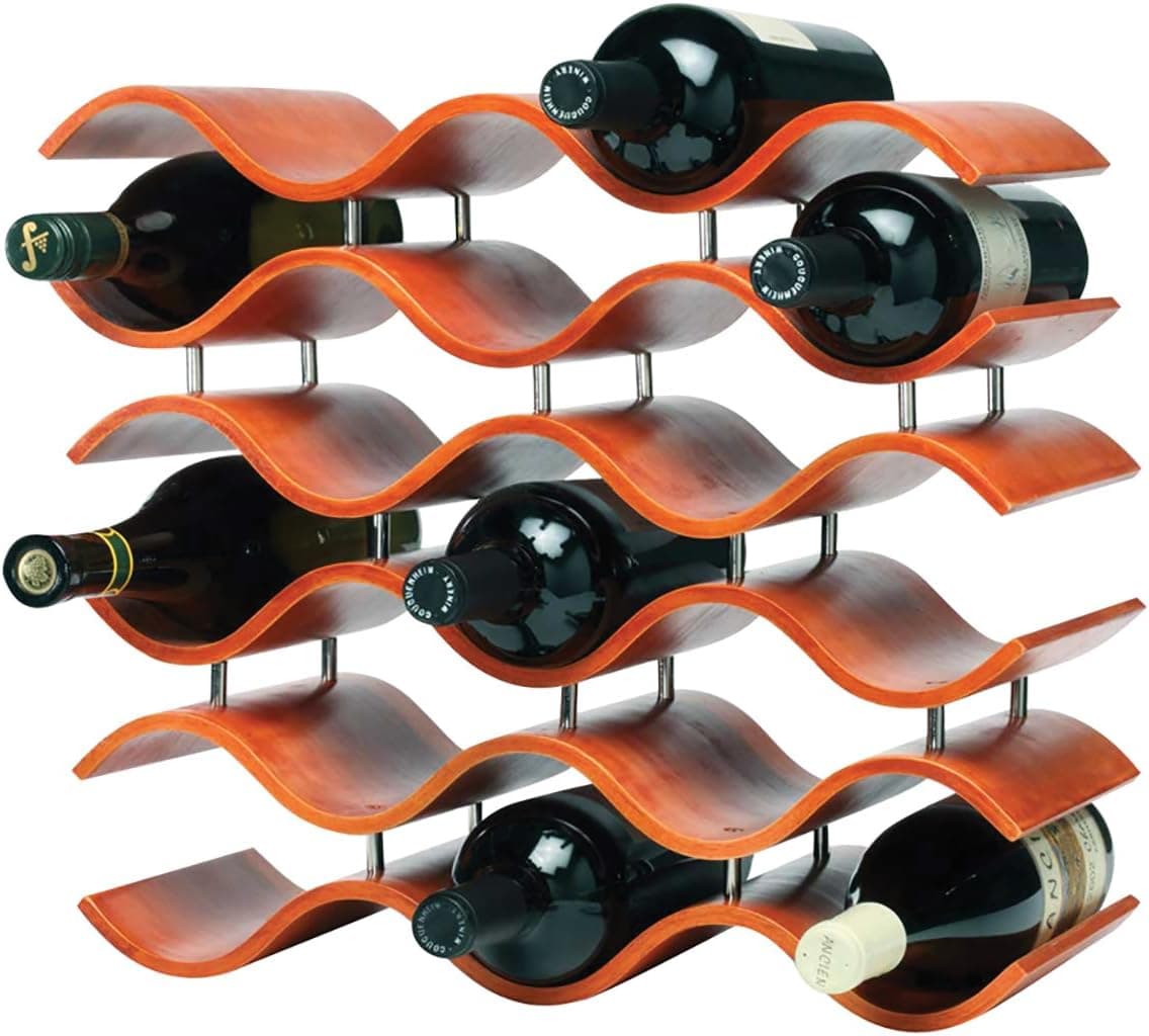Oenophilia Bali Wine Rack (12 Bottle, Ebony) thumbnail 4