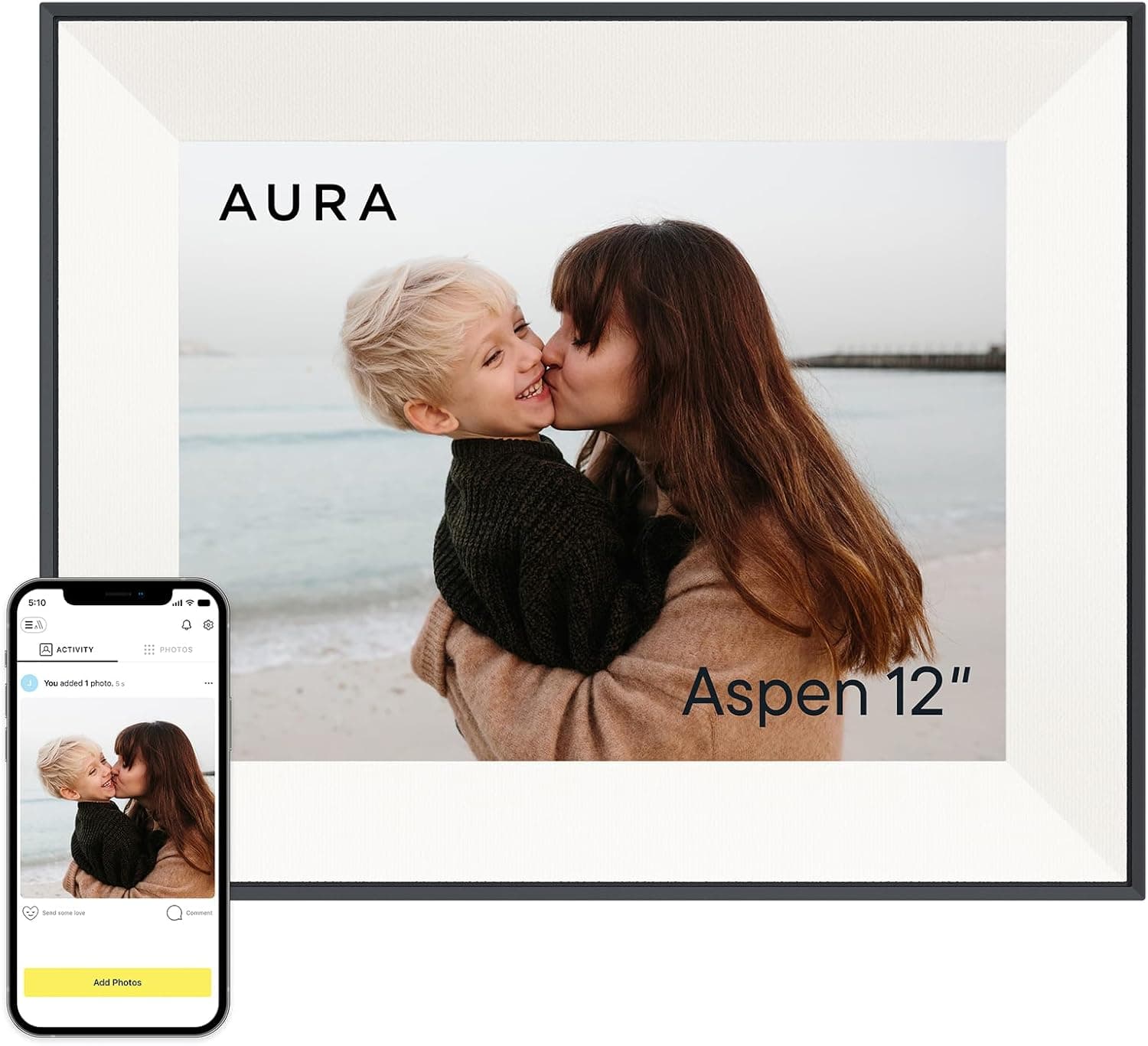Aura Aspen 12-Inch WiFi Digital Picture Frame - image 1