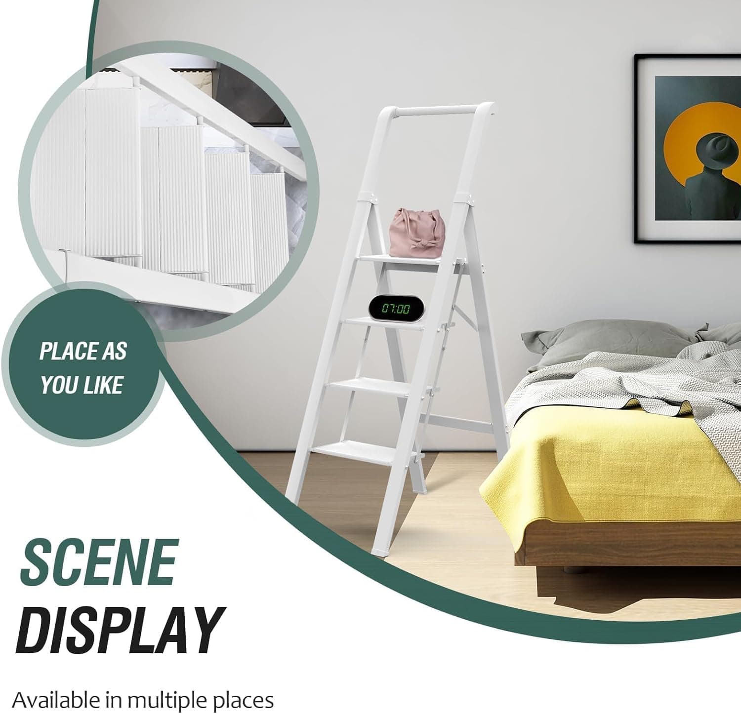 HBTower 4 Step Ladder with Handrail thumbnail 4