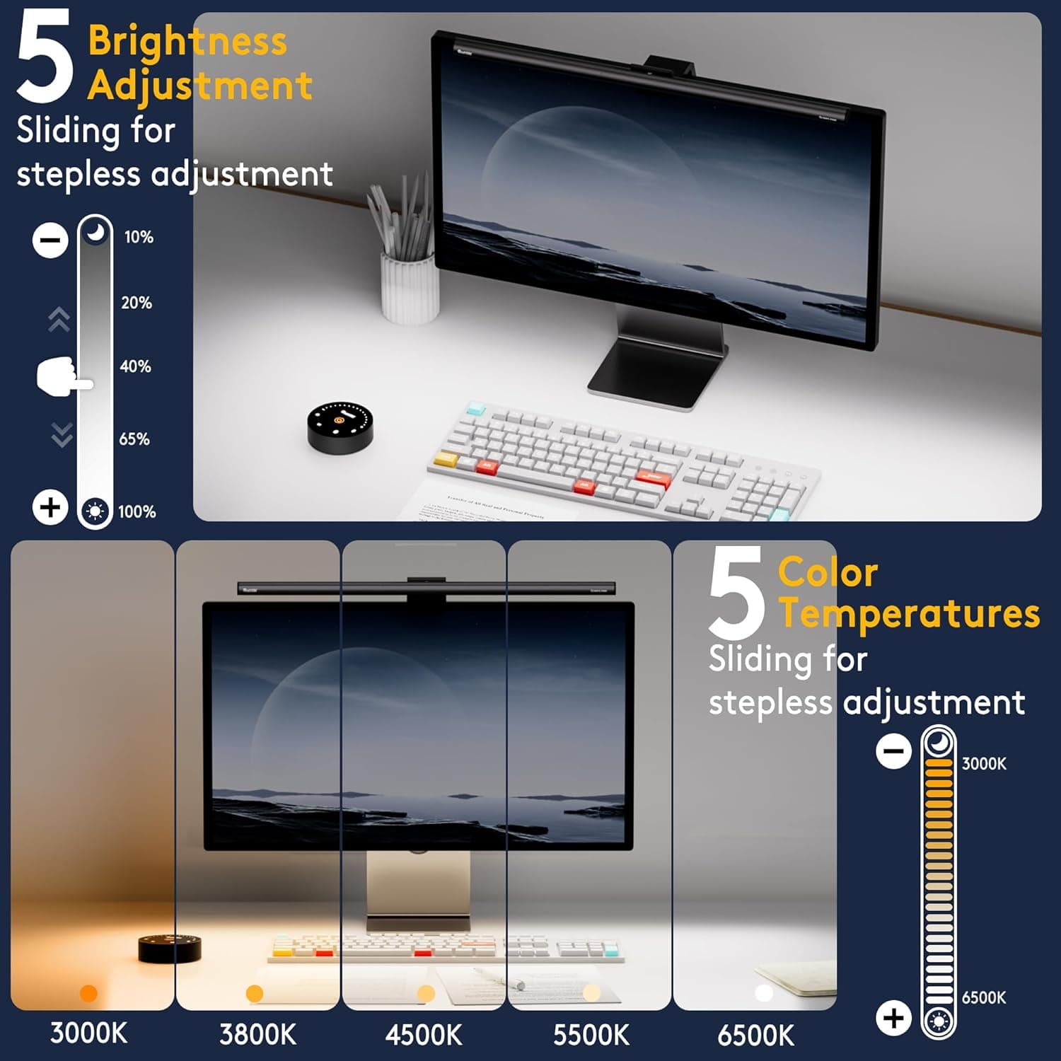 Quntis ScreenLinear Radar Pro+ Monitor Light Bar thumbnail 5