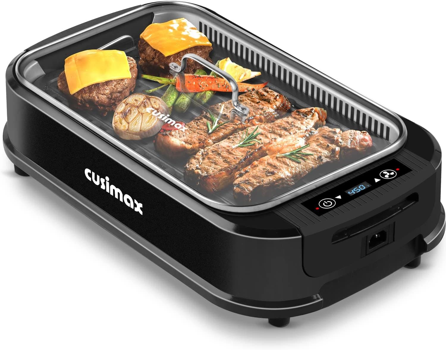 Cusimax Electric Indoor Grill & Panini Press