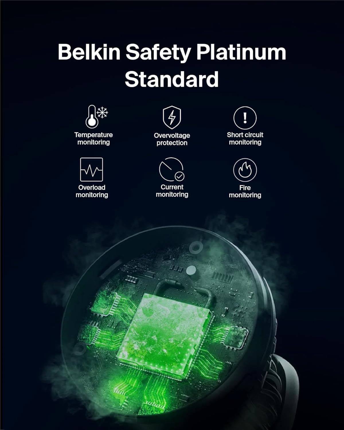 Belkin MagSafe-Compatible 3-in-1 Wireless Charger Stand (Qi2) thumbnail 4