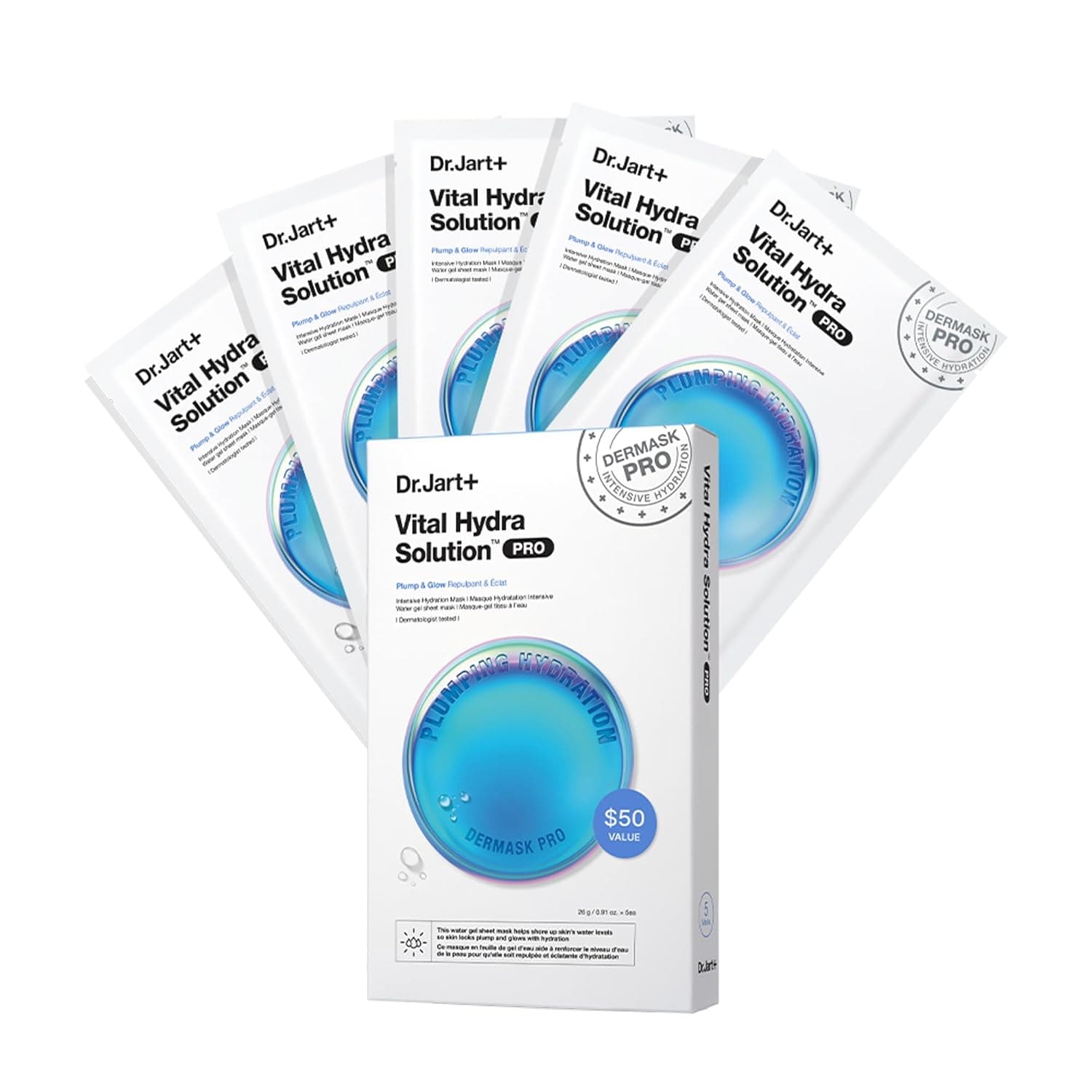 Dr.Jart+ Dermask Vital Hydra Solution Sheet Mask (5 Pack) - image 1