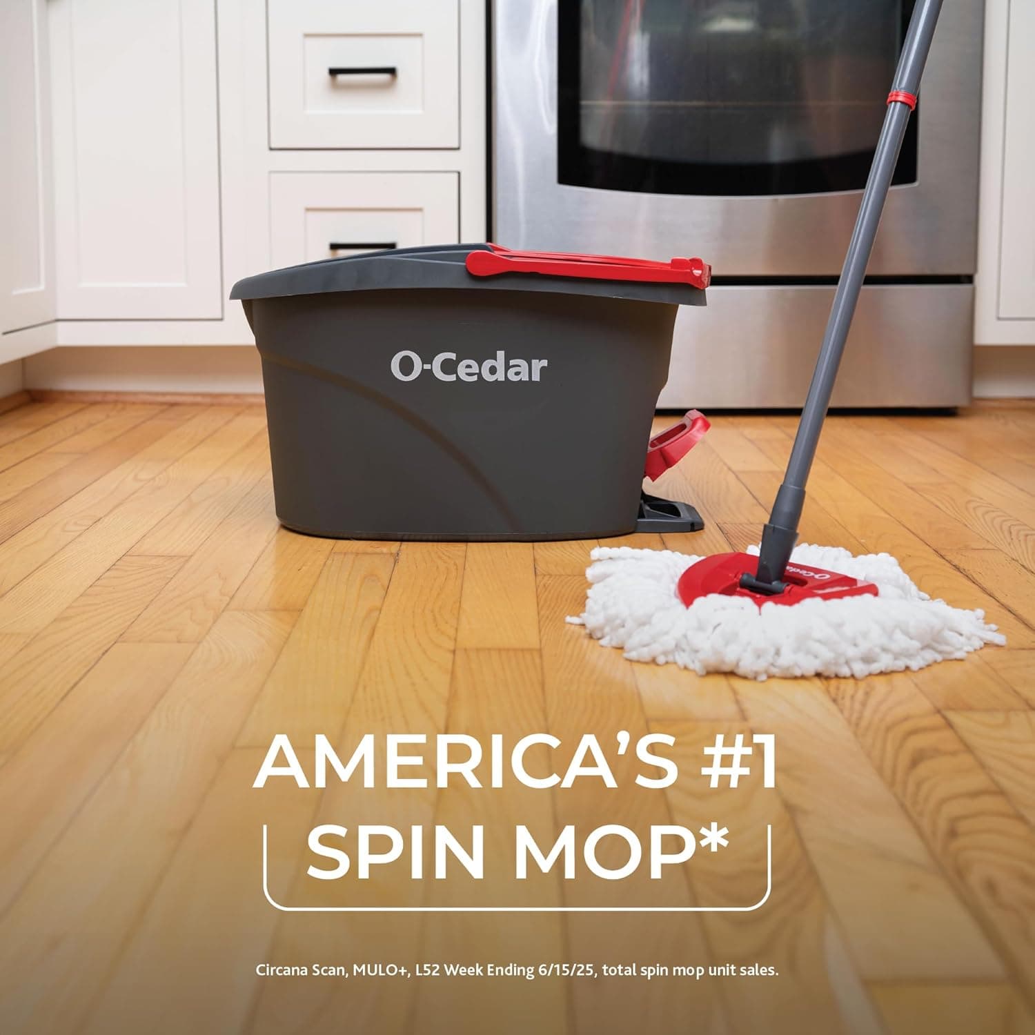O-Cedar EasyWring Microfiber Spin Mop & Bucket System thumbnail 2