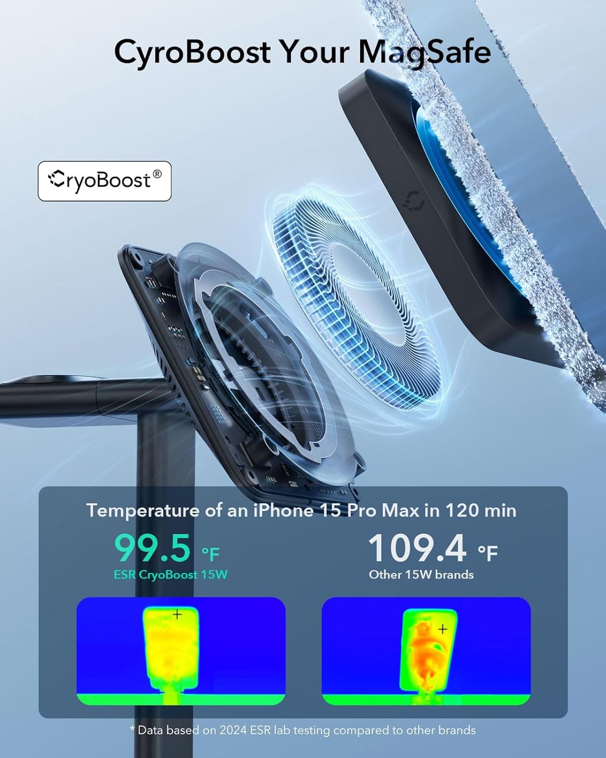 ESR 3-in-1 Charging Station with CryoBoost thumbnail 4