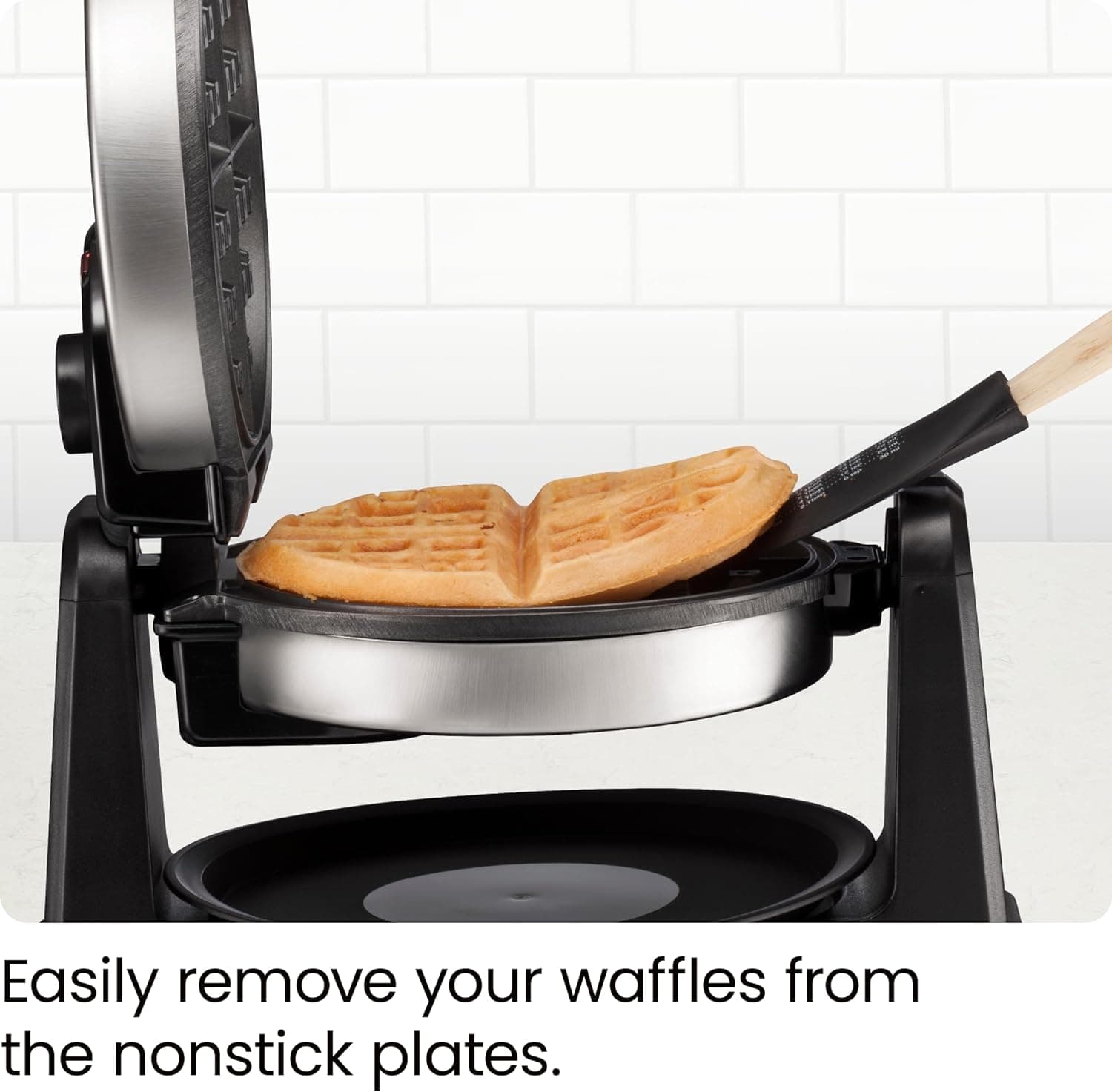 Chefman Rotating Belgian Waffle Maker thumbnail 4