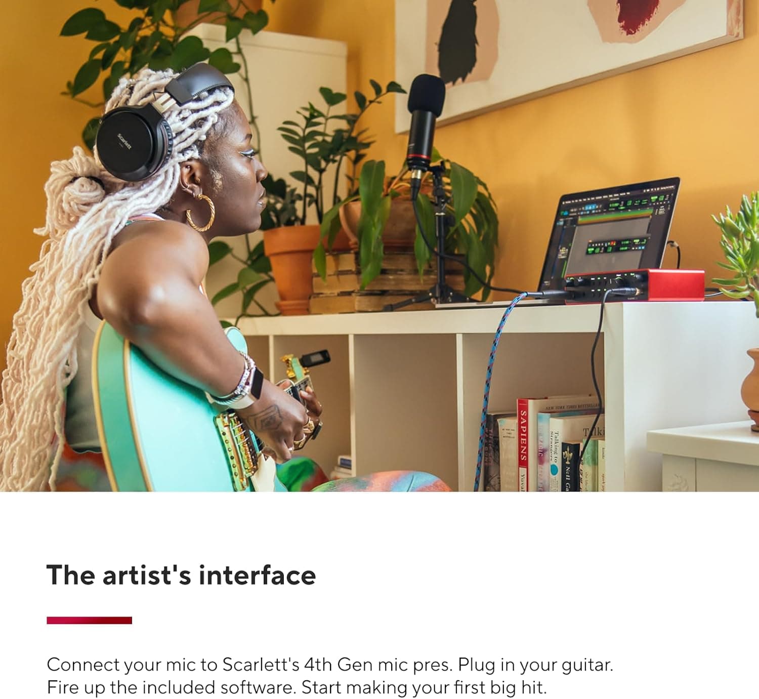 Focusrite Scarlett 2i2 4th Gen USB Audio Interface thumbnail 3