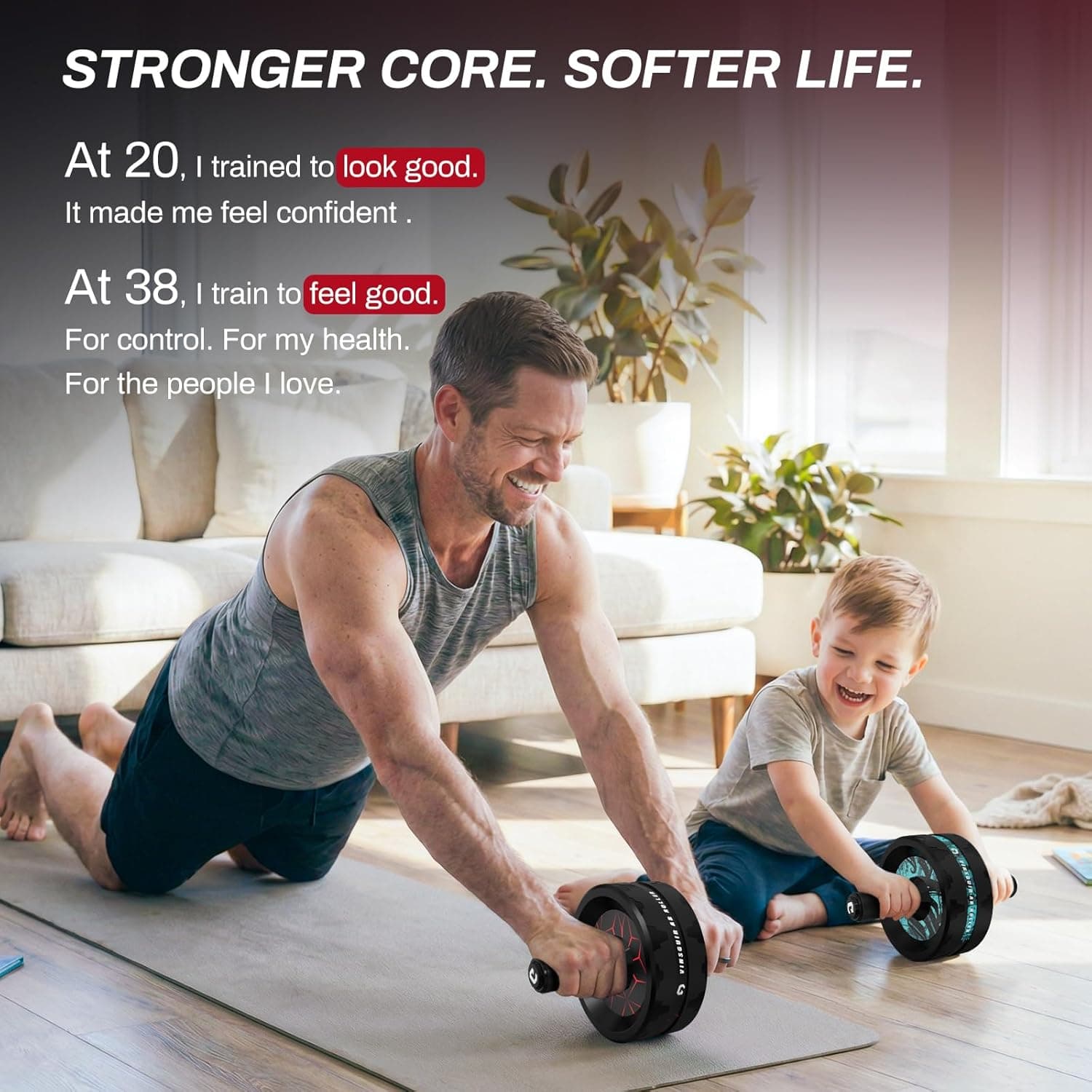 Vinsguir Ab Roller Wheel with Knee Pad thumbnail 5