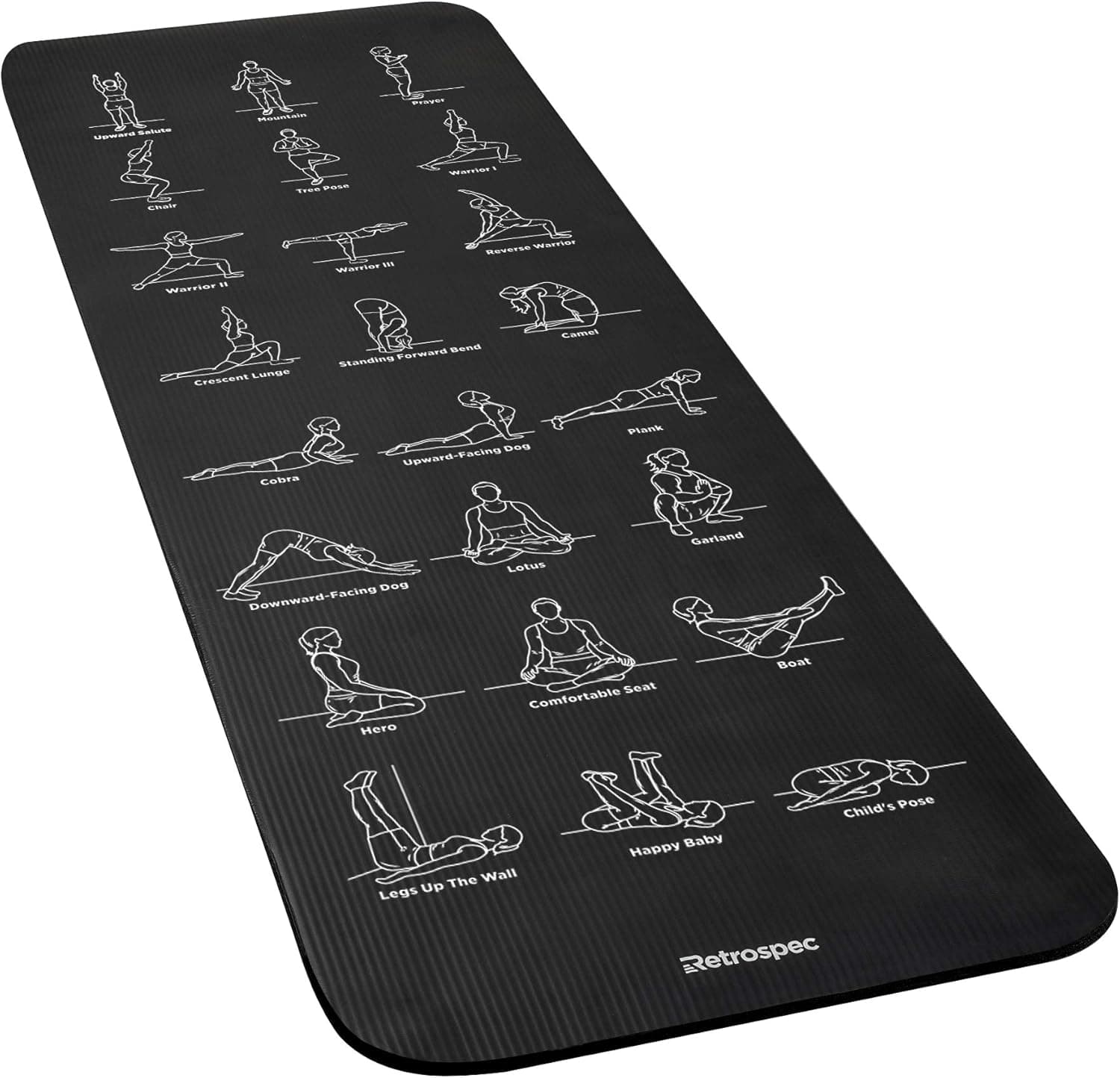 Retrospec Solana Yoga Mat 1 Inch thumbnail 4