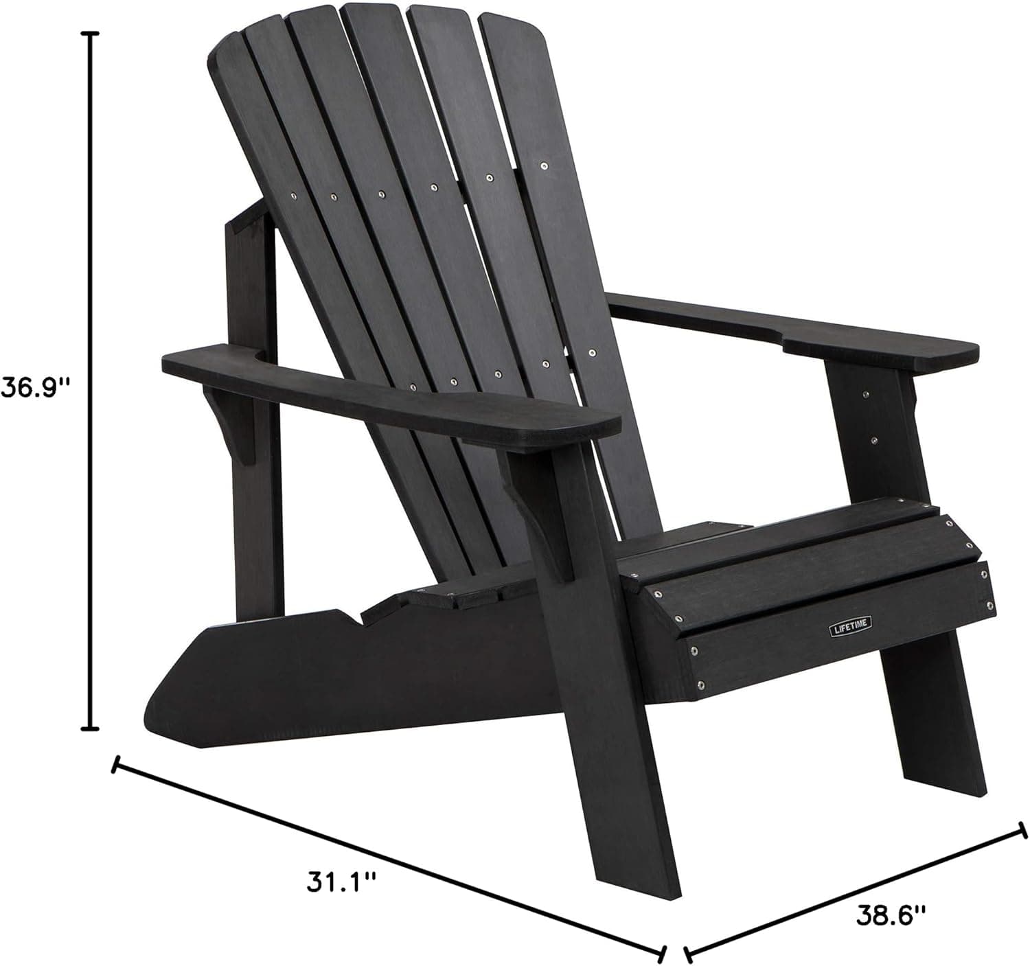 Lifetime Faux Wood Adirondack Chair thumbnail 3