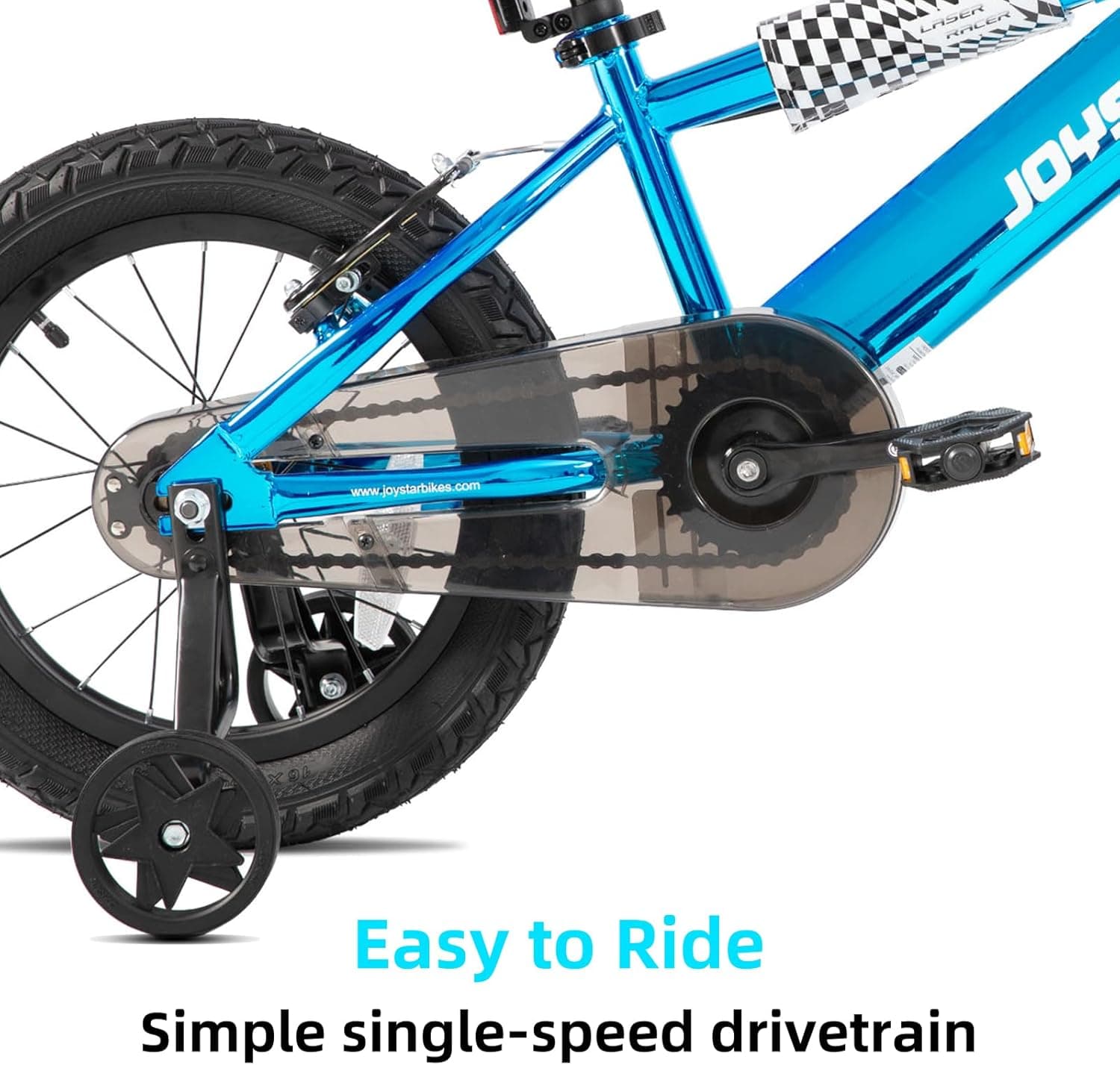 JOYSTAR Pluto Kids Bike 16-Inch with Training Wheels thumbnail 4