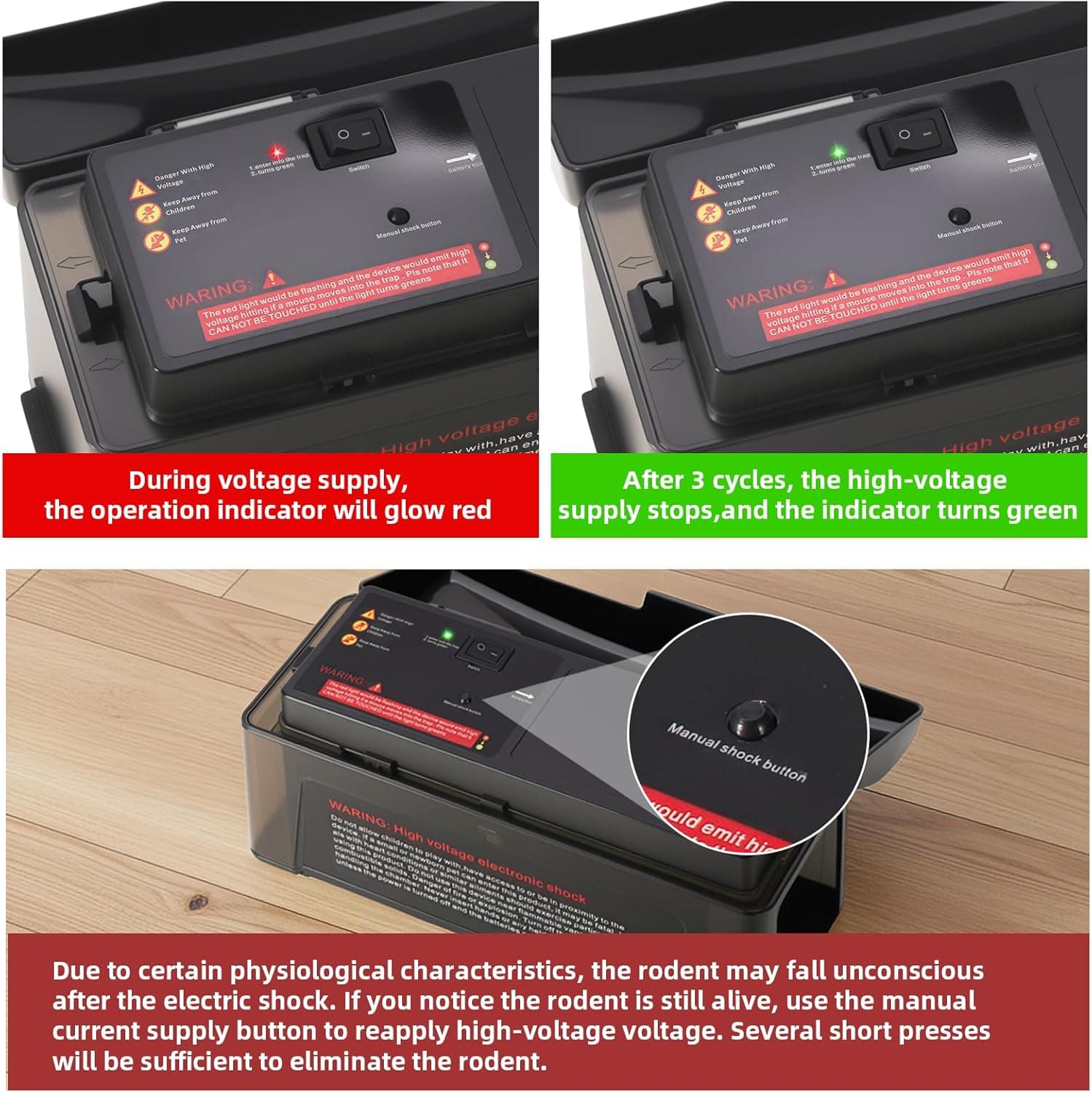 2026 Transparent Electric Mouse Trap Zapper thumbnail 3