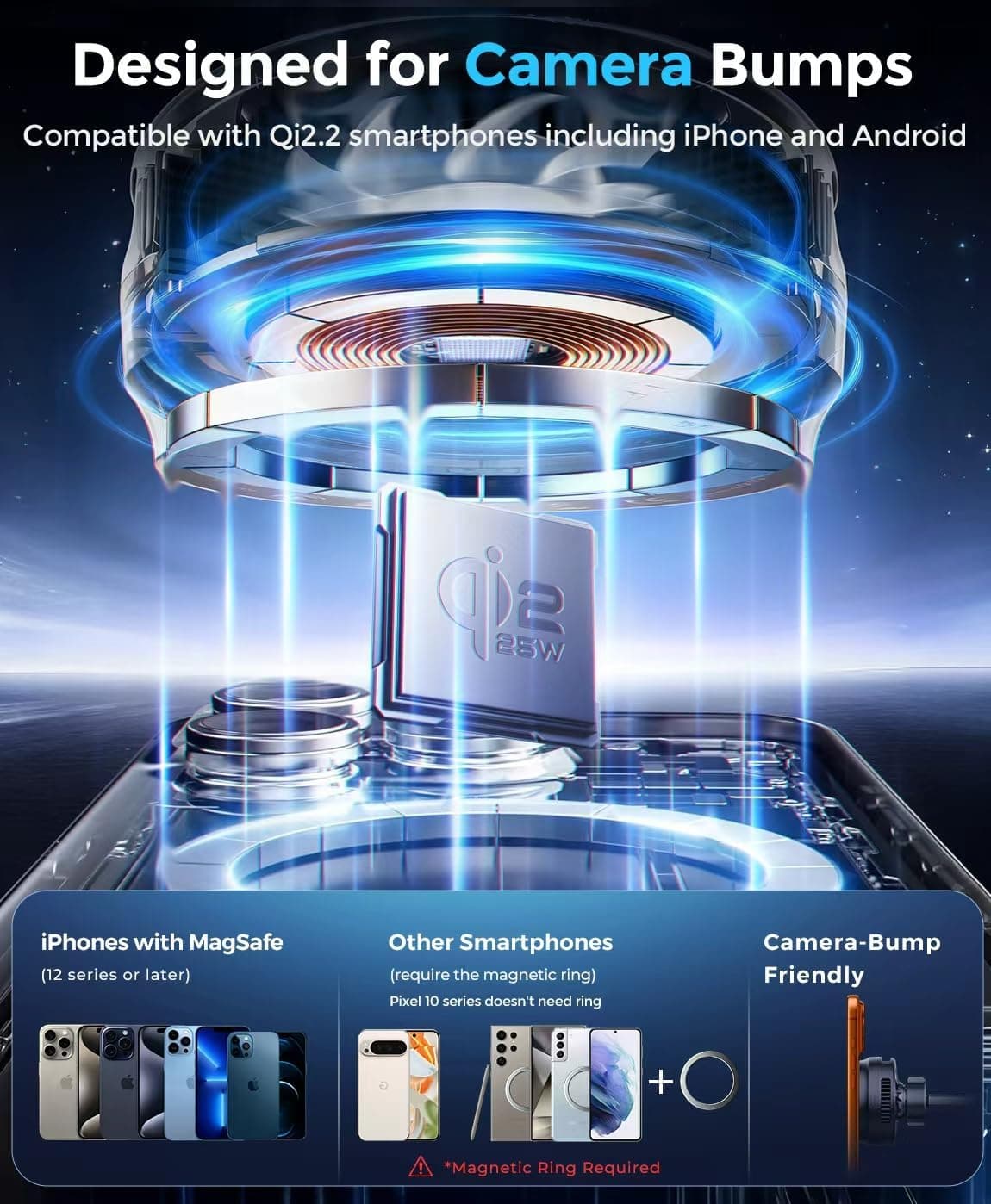 iOttie Velox Pro Qi2.2 25W Magnetic Wireless Car Charger thumbnail 5