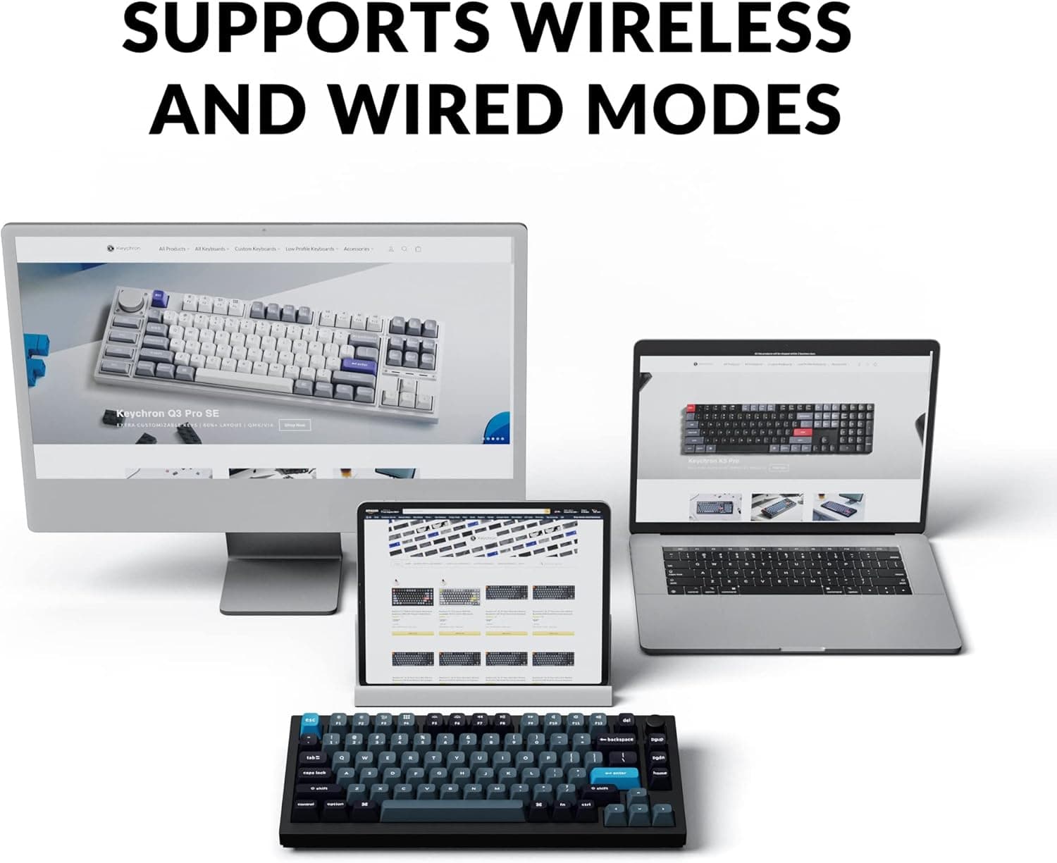 Keychron Q1 Pro Wireless Custom Mechanical Keyboard thumbnail 3