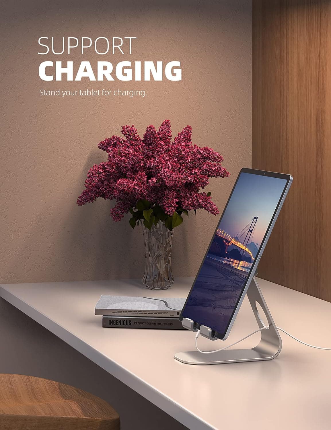 Lamicall Adjustable iPad Stand thumbnail 4