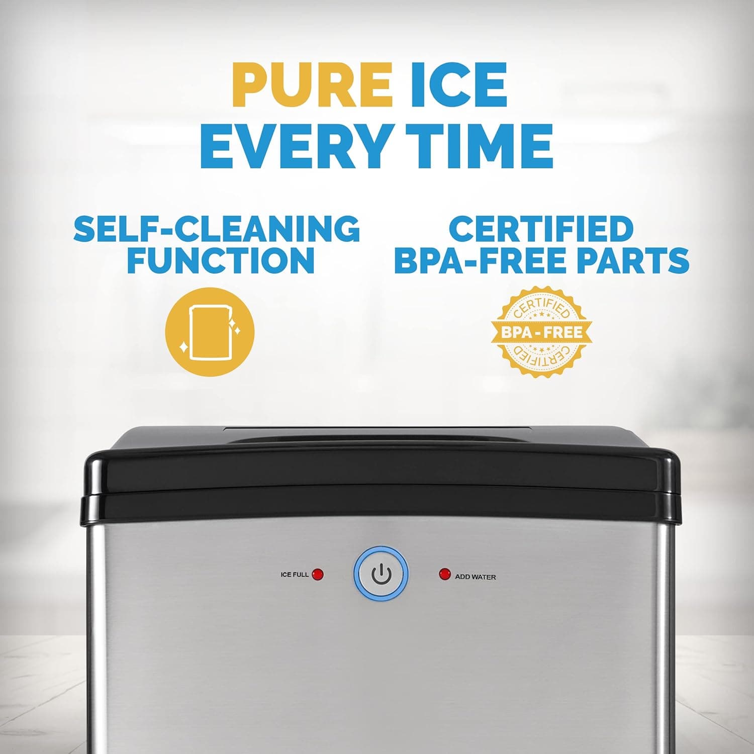 Newair Sonic Speed Nugget Ice Maker 45Lbs thumbnail 4