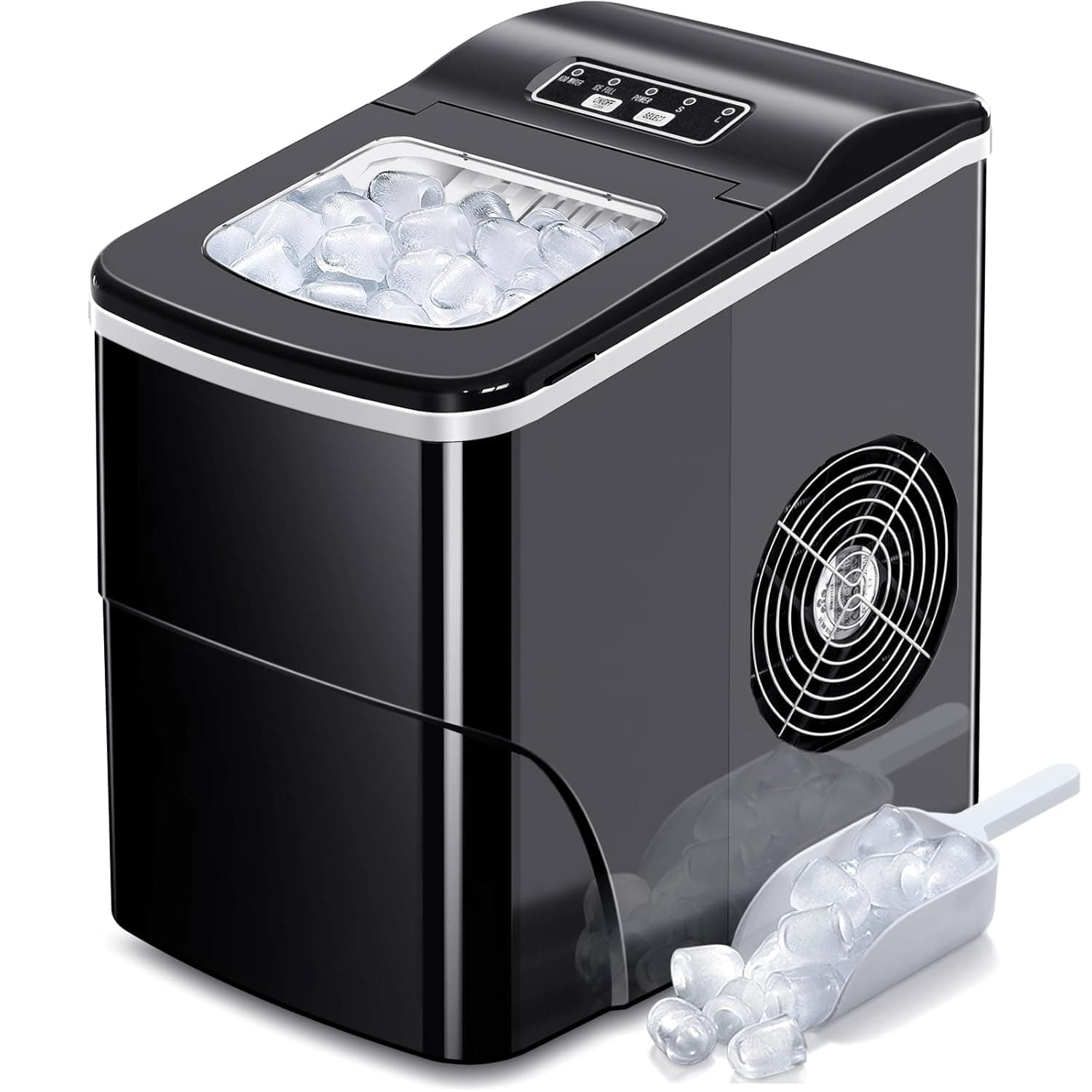 Aglucky WiFi Ice Maker with Voice Control
