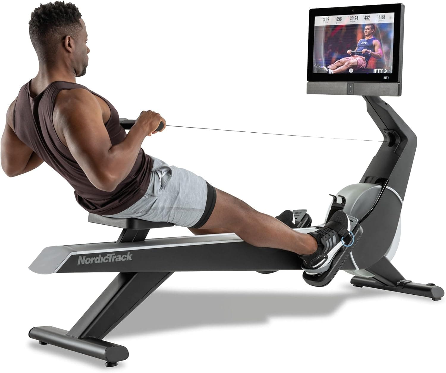 NordicTrack RW900 Smart Rower with 22-Inch HD Touchscreen thumbnail 5