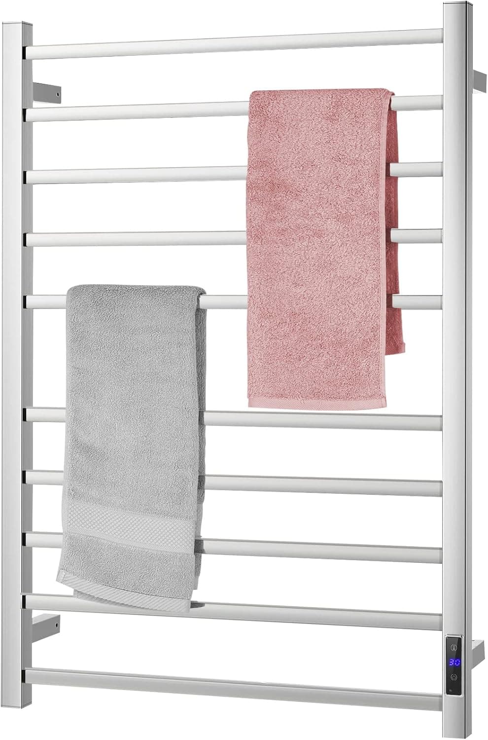 Tangkula 10-Bar Wall Mounted Towel Warmer with Timer - image 1