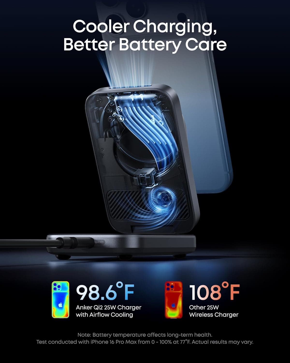 Anker Prime 3-in-1 Wireless Charging Station (Foldable, Qi2.2 25W) thumbnail 3