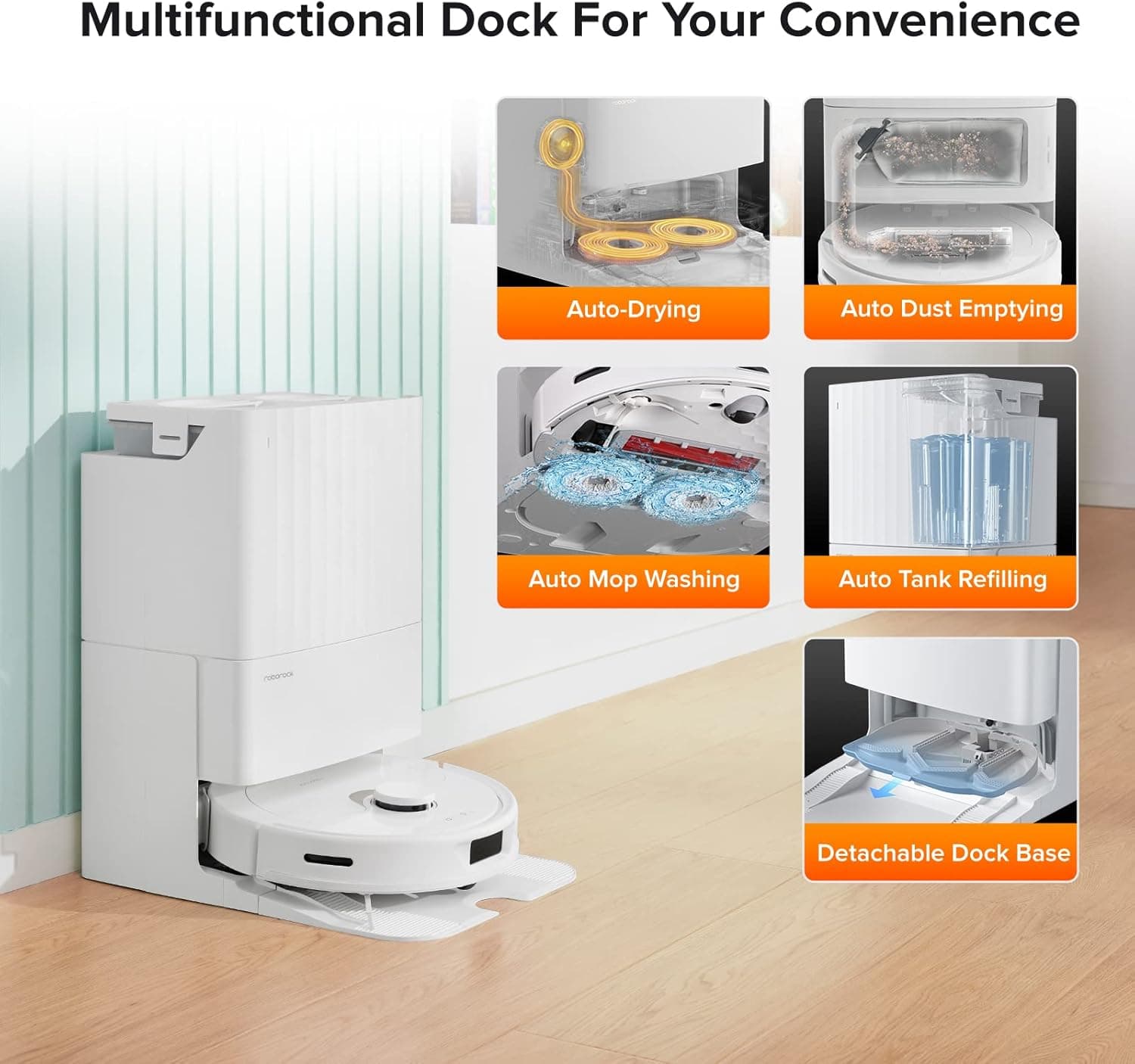 Roborock Q Revo Robot Vacuum & Mop thumbnail 2