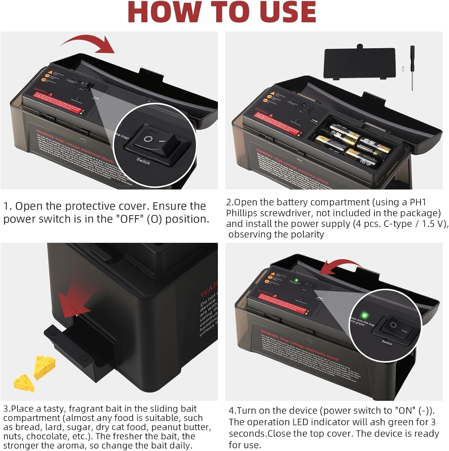 2026 Transparent Electric Mouse Trap Zapper thumbnail 5