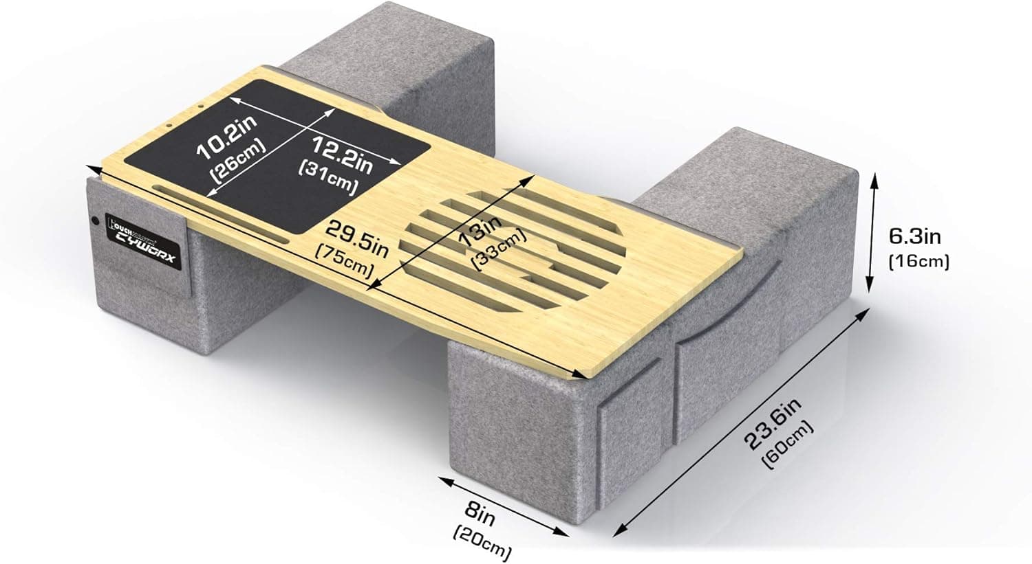 Couchmaster CYWORX Ergonomic Lap Desk for Notebooks thumbnail 5