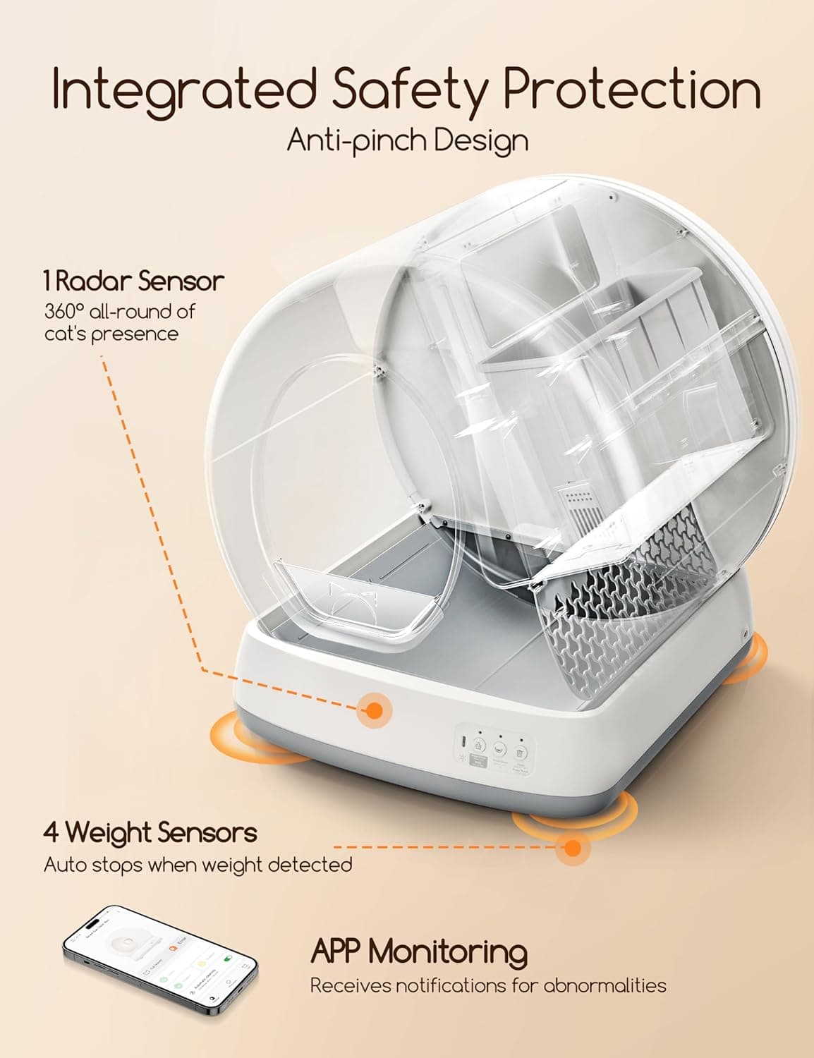 MeoWant Self-Cleaning Cat Litter Box thumbnail 5