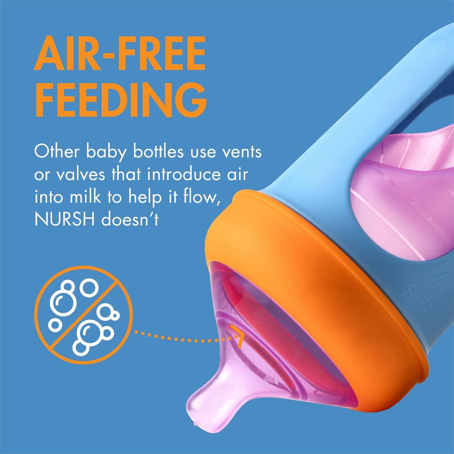 Boon Nursh Reusable Silicone Pouch Bottle (8 oz, 3-Pack) thumbnail 3