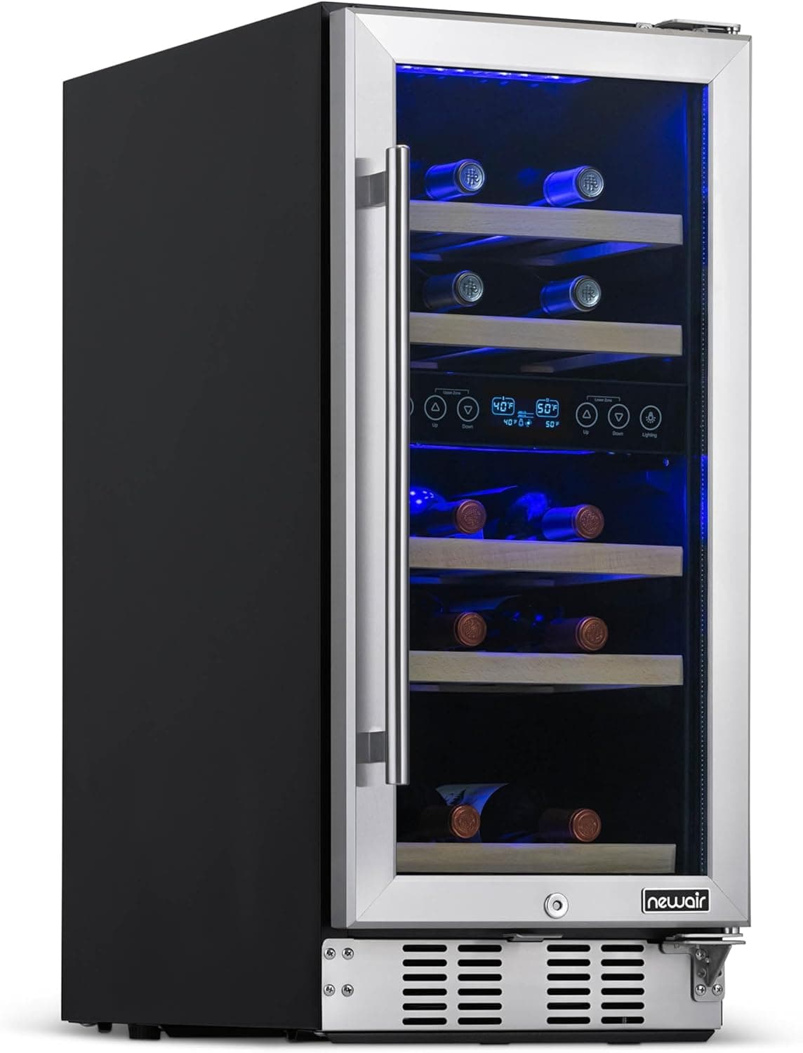 NewAir 15 Inch 29-Bottle Dual Zone Wine Fridge - image 1