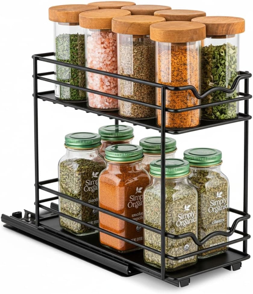 HOLDN' STORAGE Pull Out Cabinet Organizer for Spices - image 1