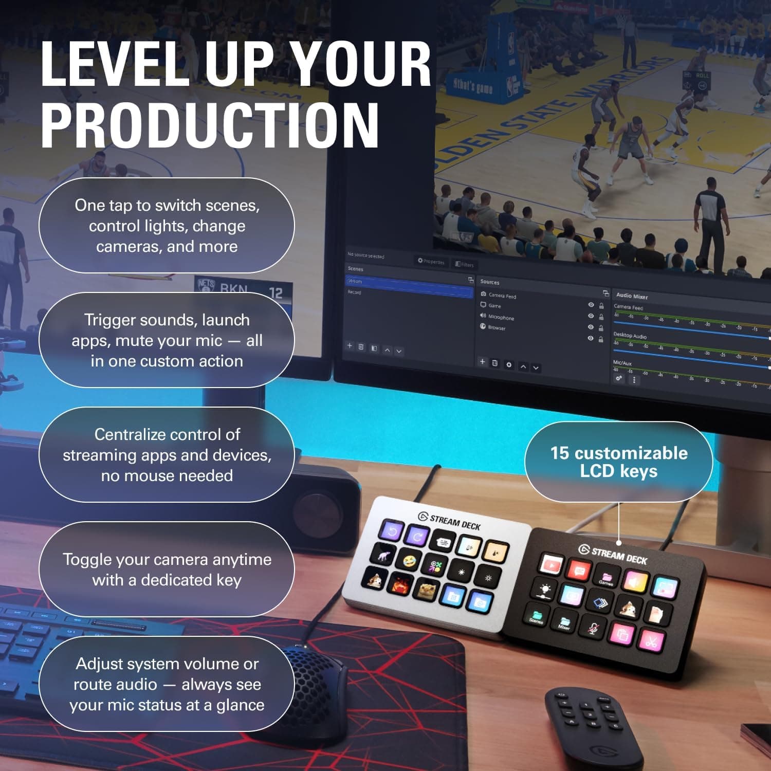 Elgato Stream Deck MK.2 Programmable Macro Pad thumbnail 3