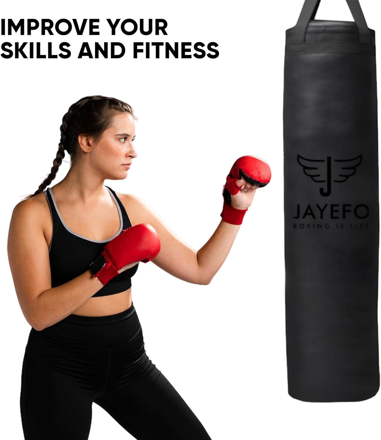 Jayefo Sports 4FT Punching Bag thumbnail 2