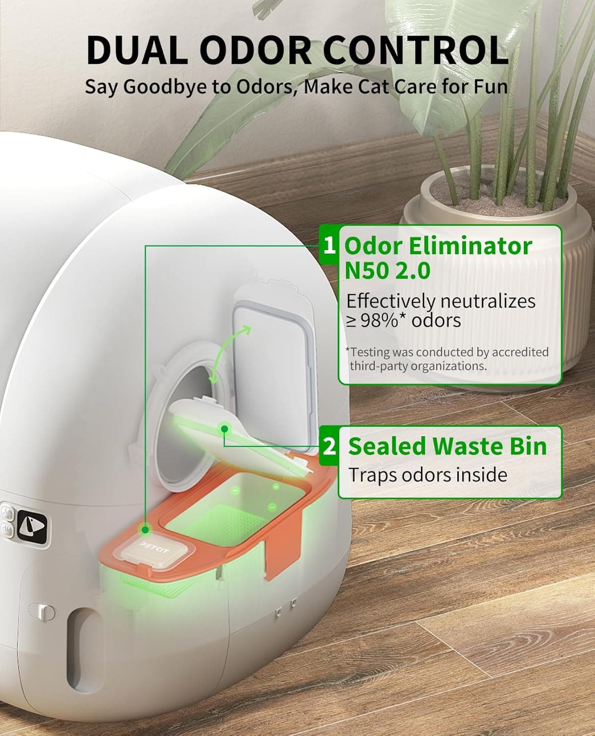 PETKIT PuraMax 2 Self-Cleaning Cat Litter Box thumbnail 5