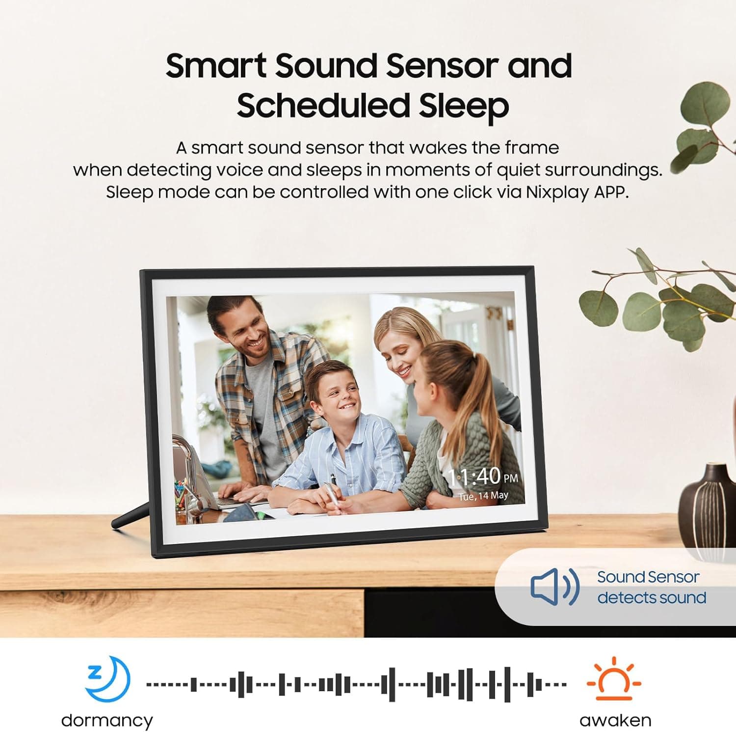 Nixplay 10.1-Inch Smart Digital Picture Frame thumbnail 5