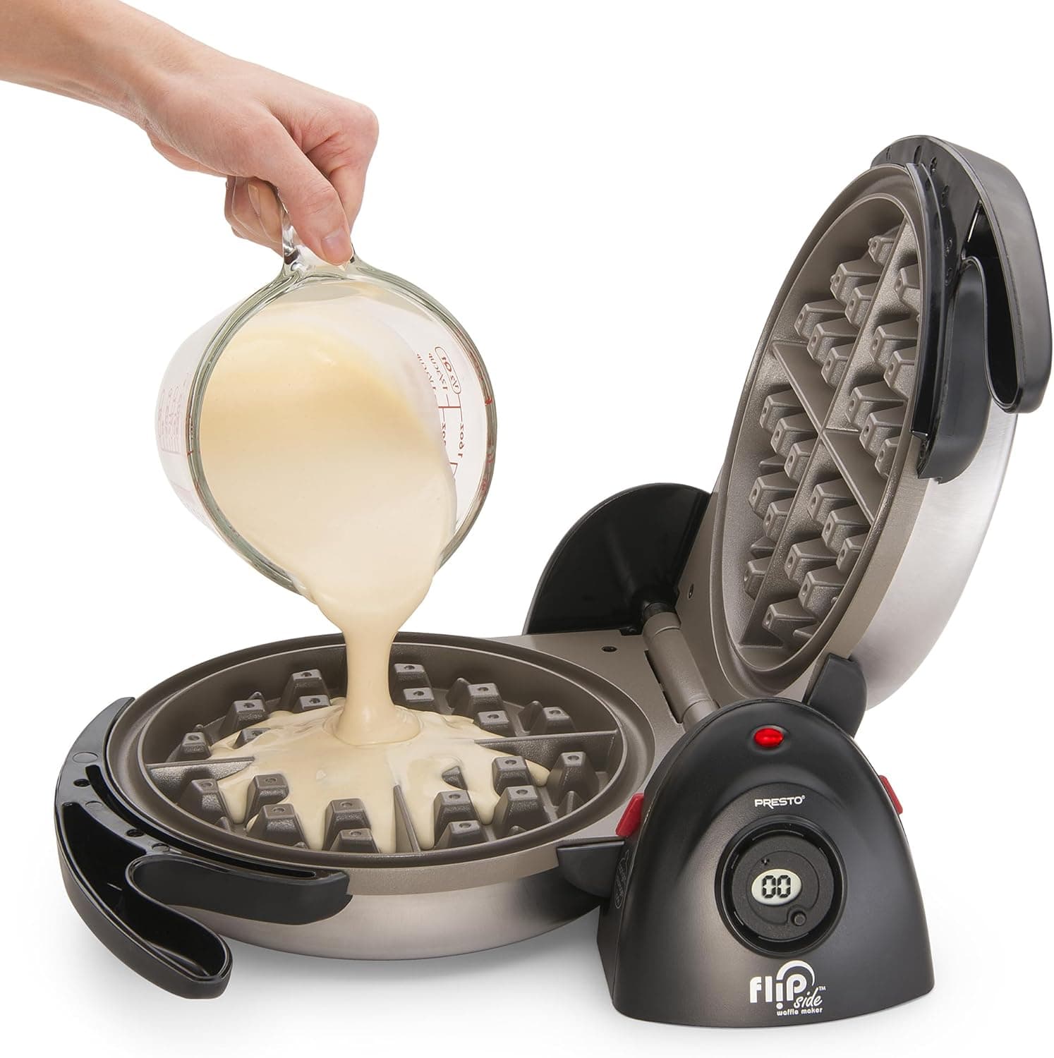 Presto 03510 Ceramic FlipSide Belgian Waffle Maker thumbnail 3