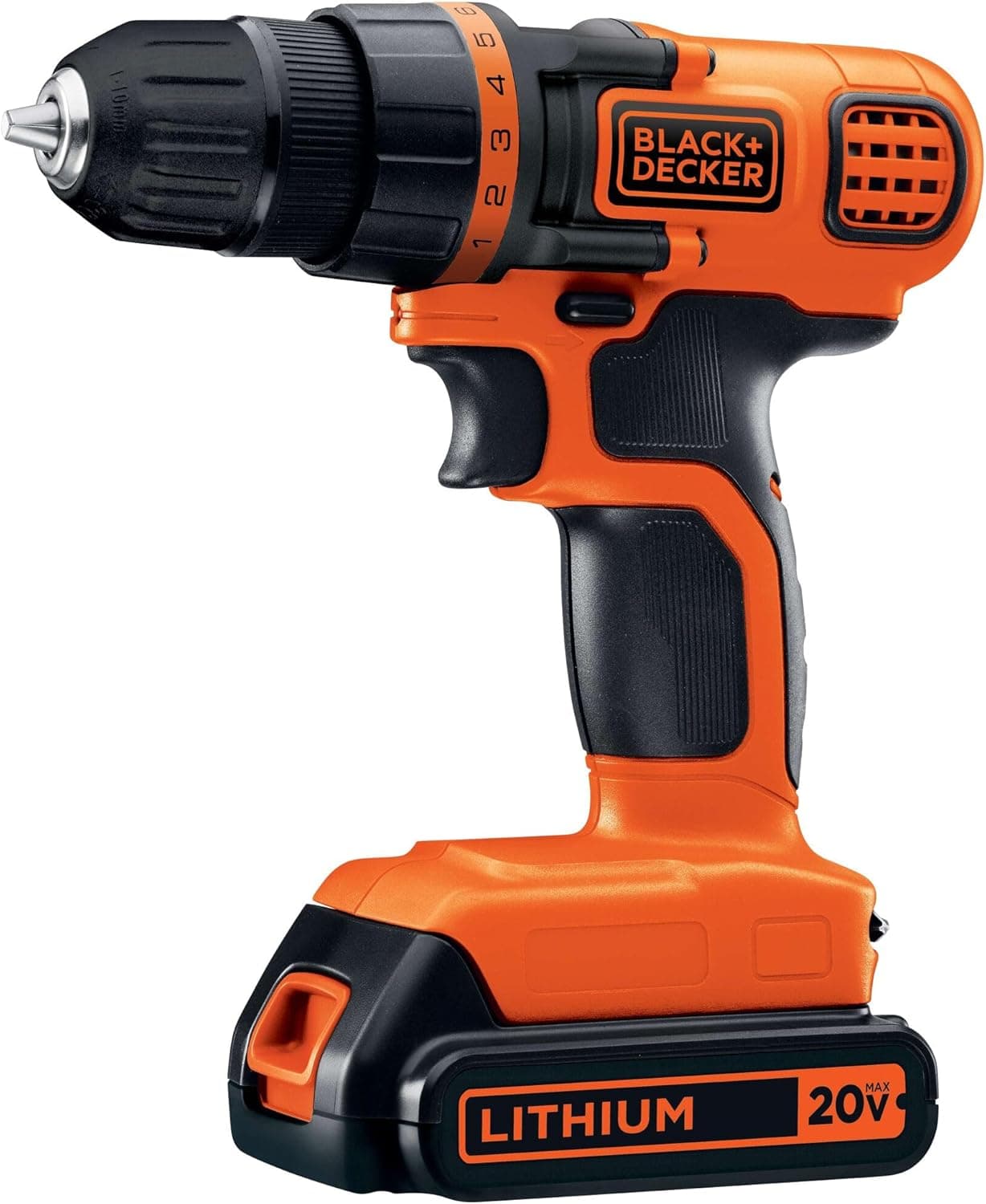 BLACK+DECKER 20V MAX Cordless Drill/Driver (LDX120C) thumbnail 2