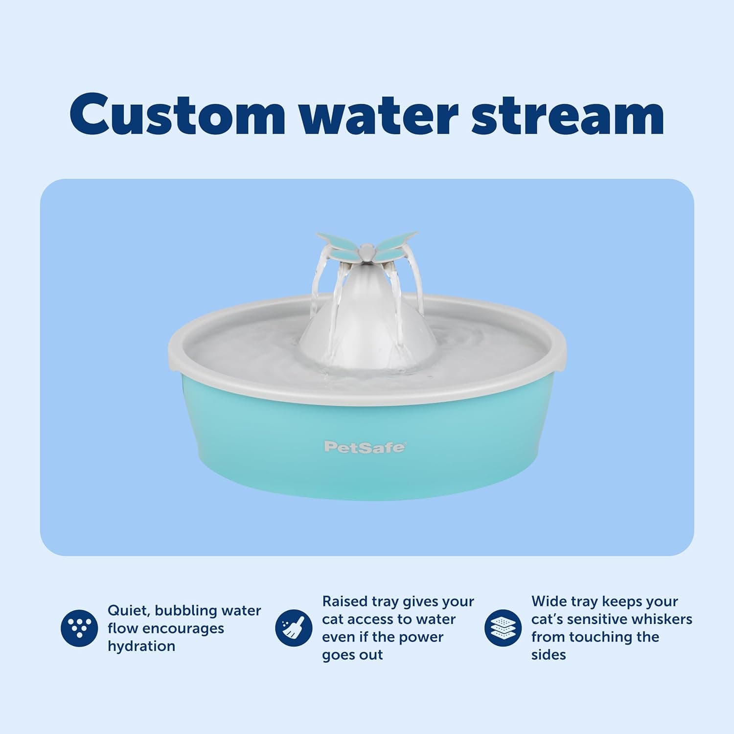 PetSafe Drinkwell Butterfly Pet Fountain thumbnail 4