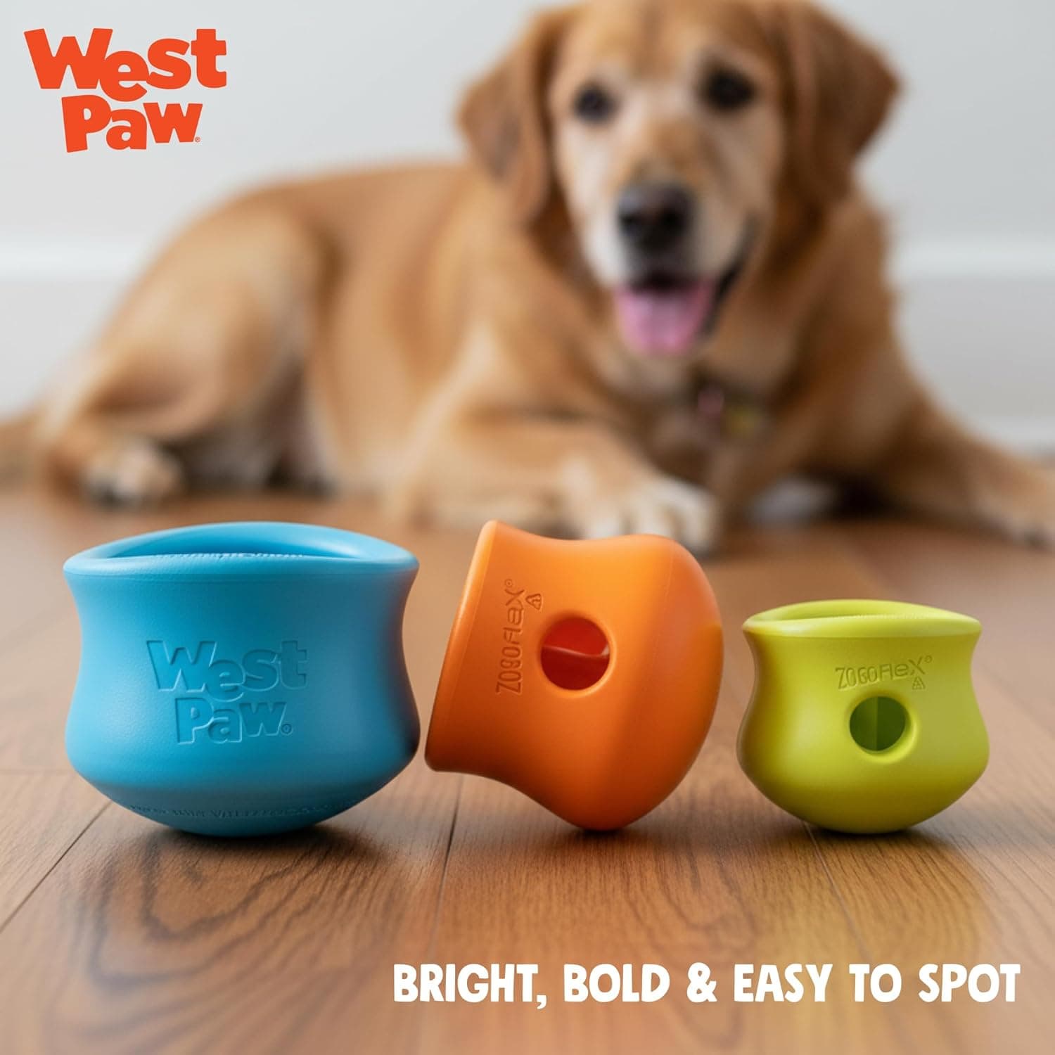 West Paw Zogoflex Toppl Treat Dispensing Toy thumbnail 5