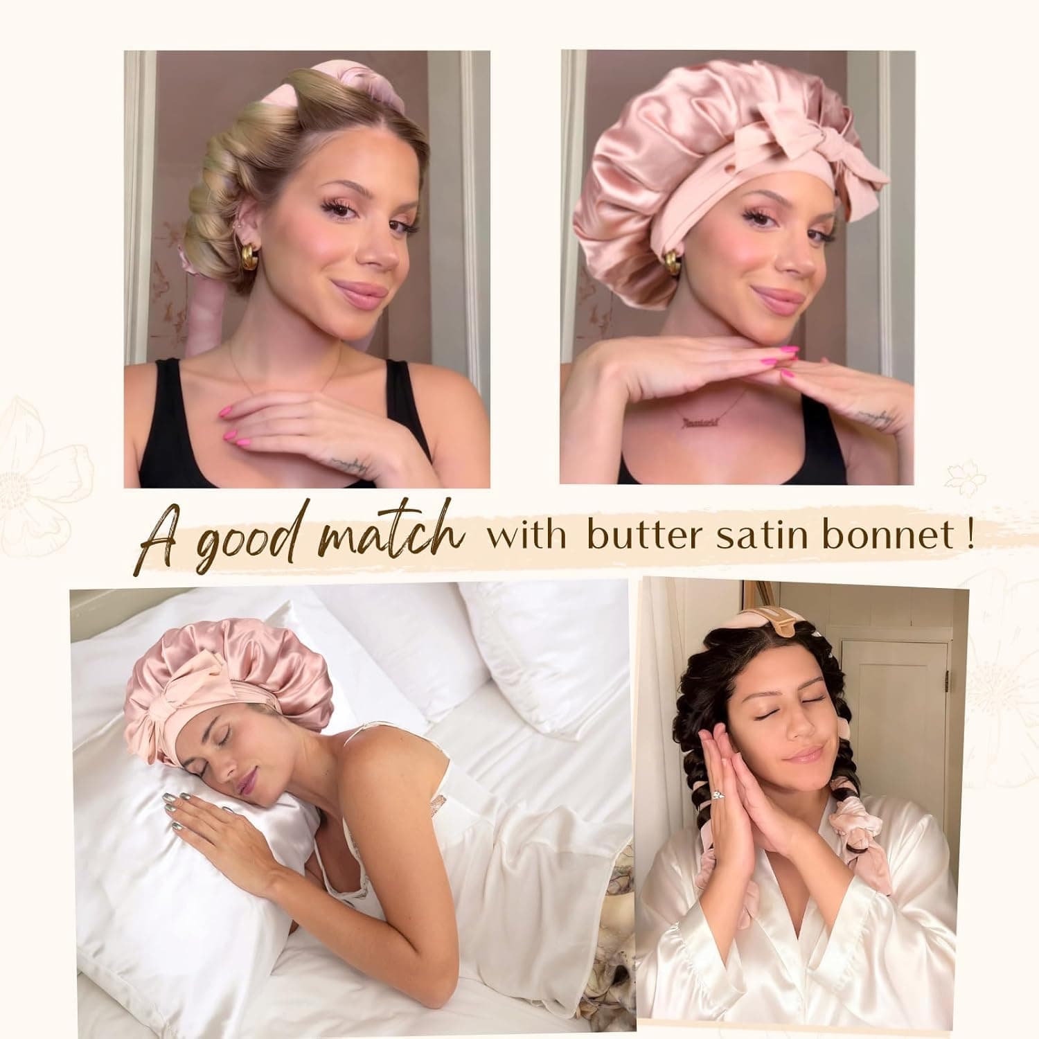 Yanibest Heatless Hair Curler Ribbon Wrap Set thumbnail 5