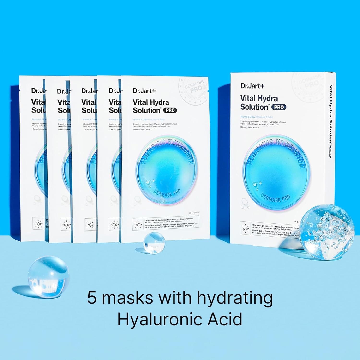 Dr.Jart+ Dermask Vital Hydra Solution Sheet Mask (5 Pack) thumbnail 2
