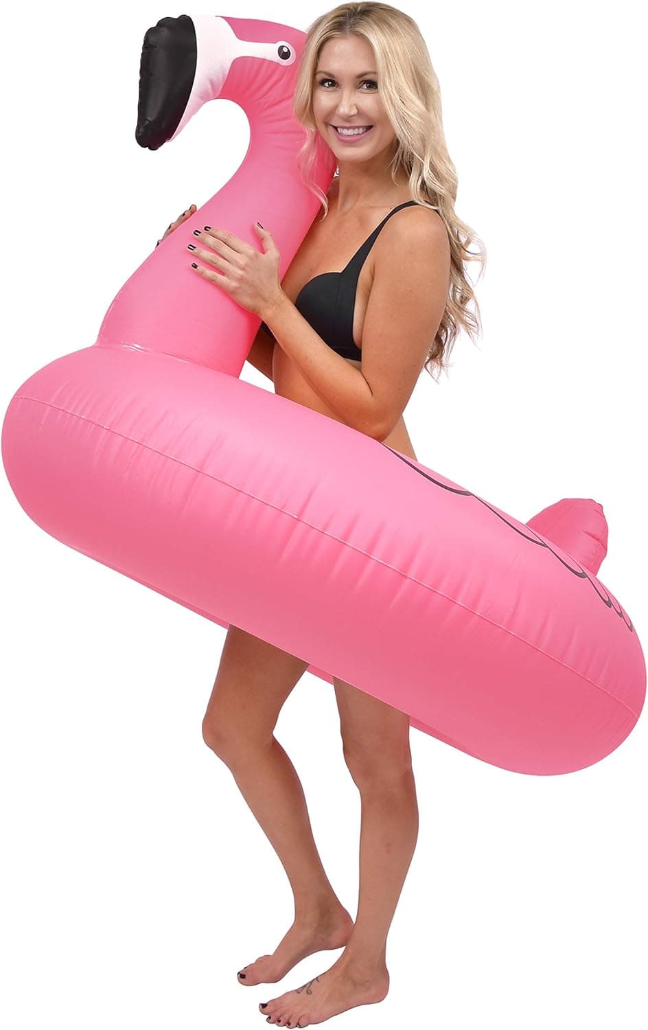 GoFloats Giant Inflatable Flamingo Pool Float - image 1